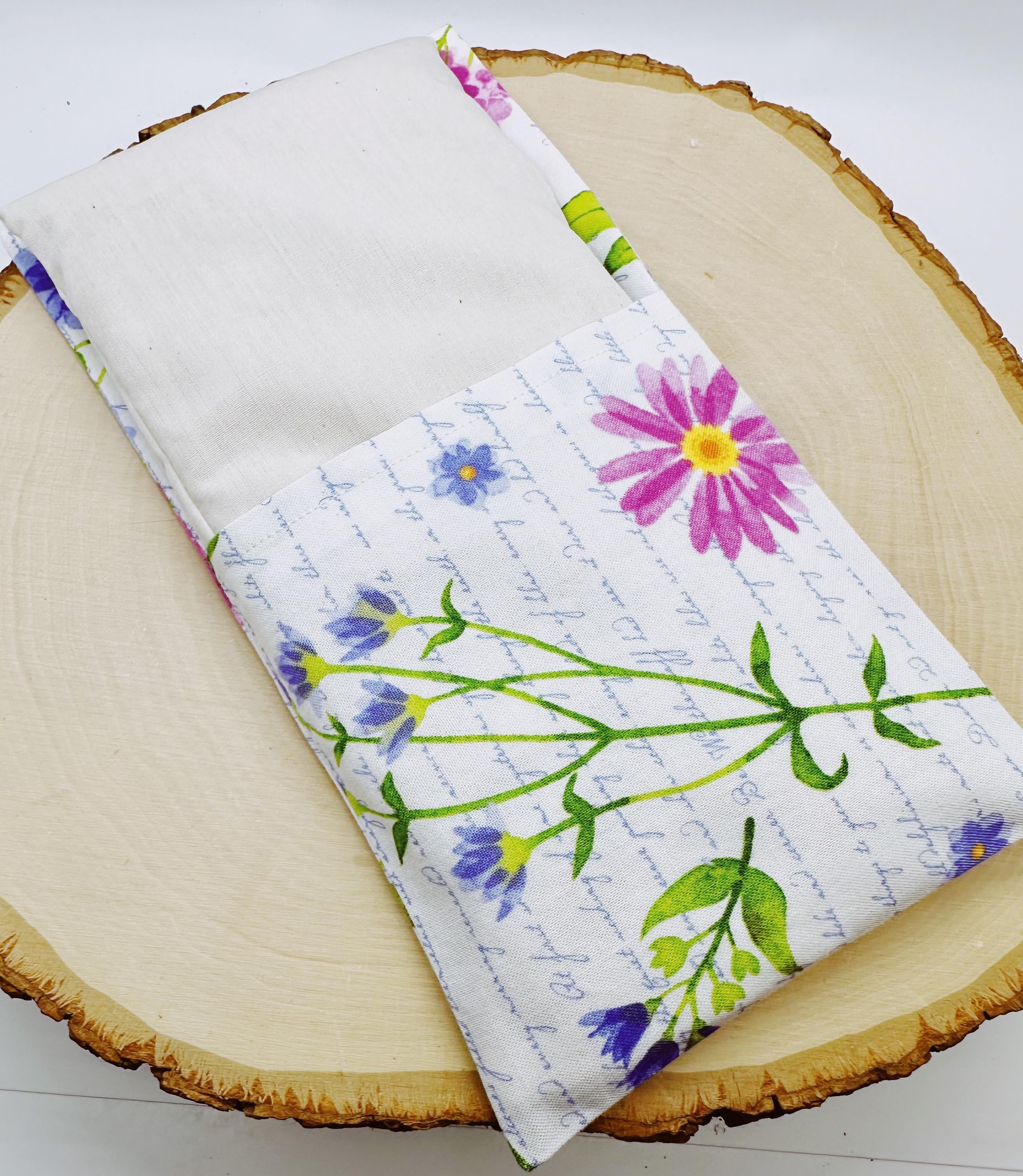 Handmade Lavender Eye Pillow: Weighted Aromatherapy, Washable Cotton Cover