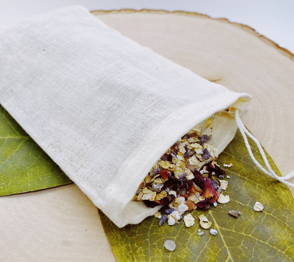 Bath Tea Infused with Essential Oils  Relaxation  Reusable Bag