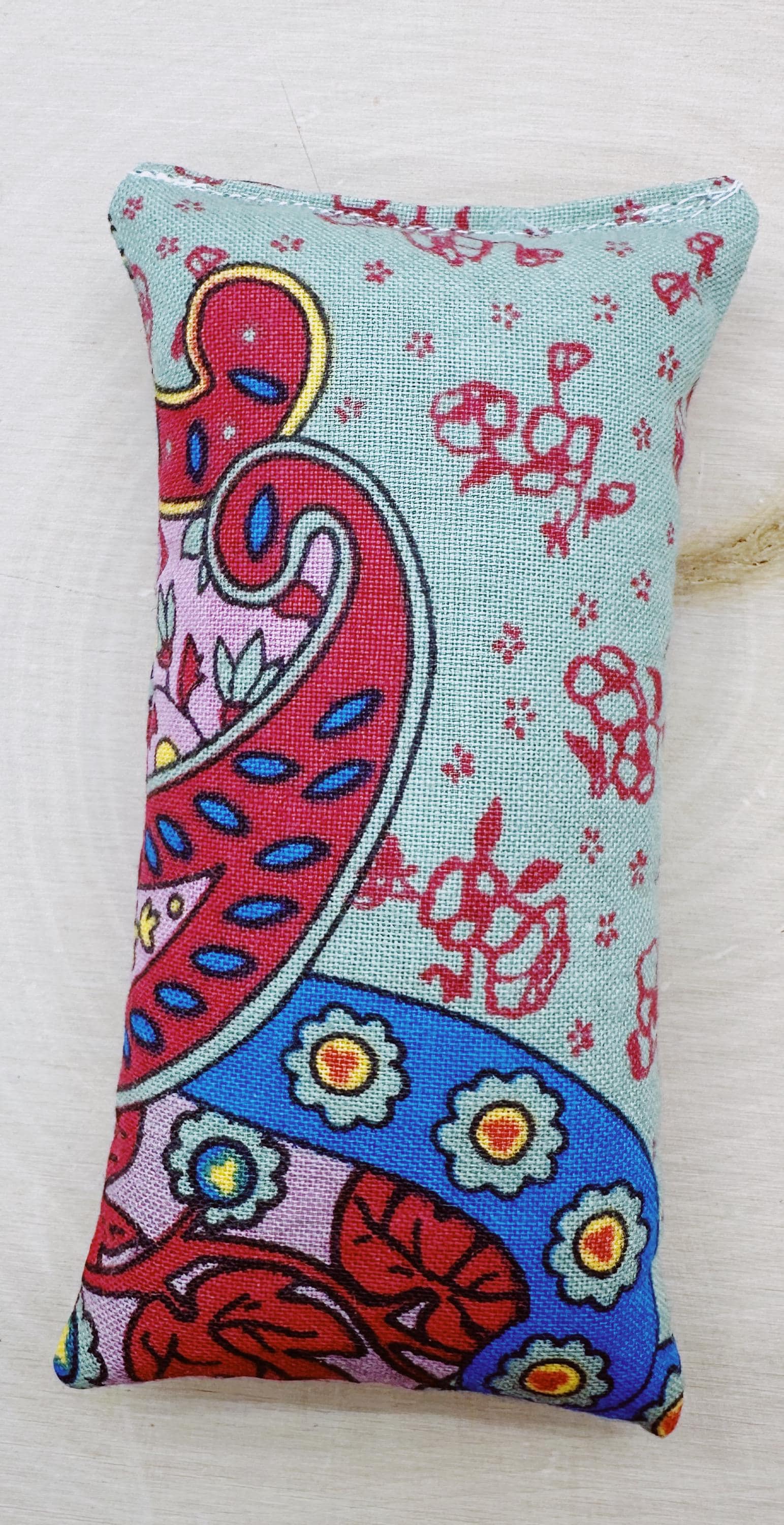 Lavender Calm Pillow, Stress Relief Aromatherapy, Hand Pillow, Provence Colorful
