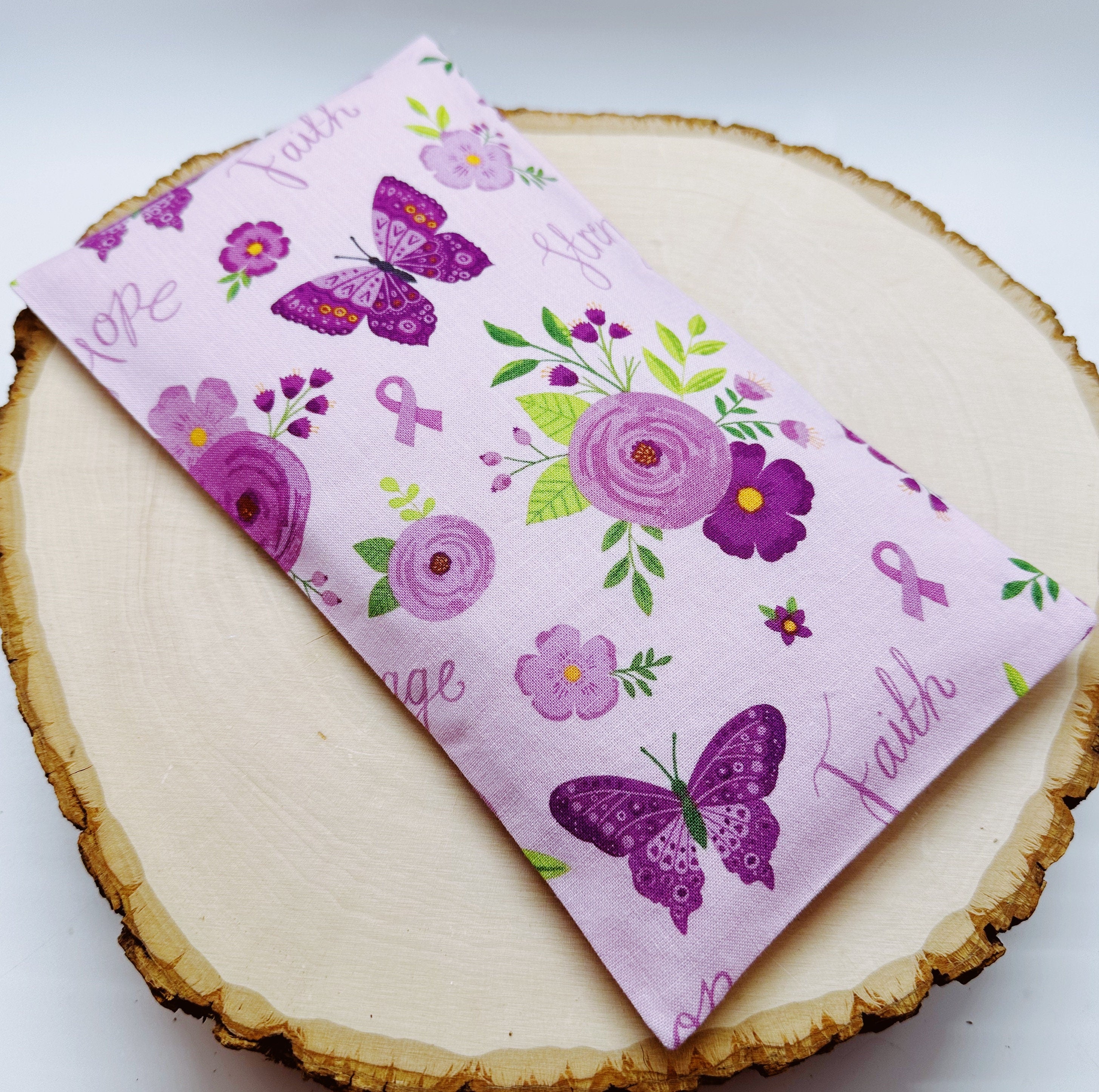 Handmade Lavender Eye Pillow: Weighted Aromatherapy, Headache Relief