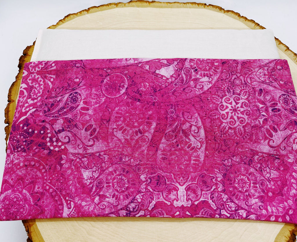 Lavender Eye Pillow: Weighted Flax Seed, Washable Cotton Cover