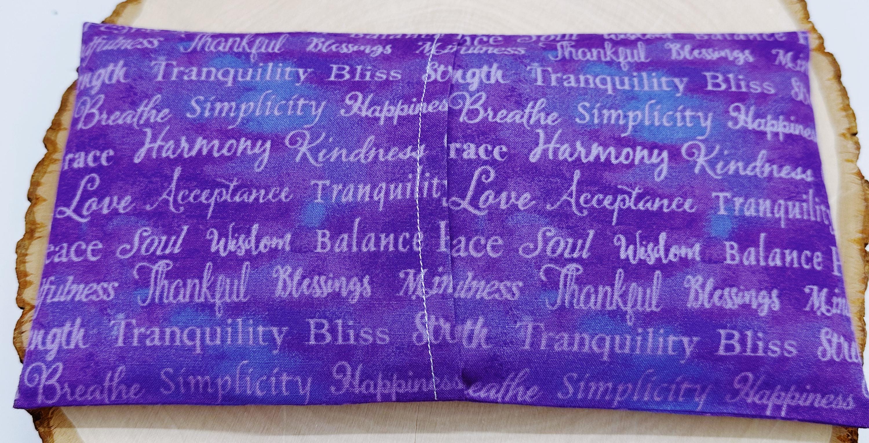 Handmade Lavender Eye Pillow: Weighted Cotton, Headache & Stress Relief