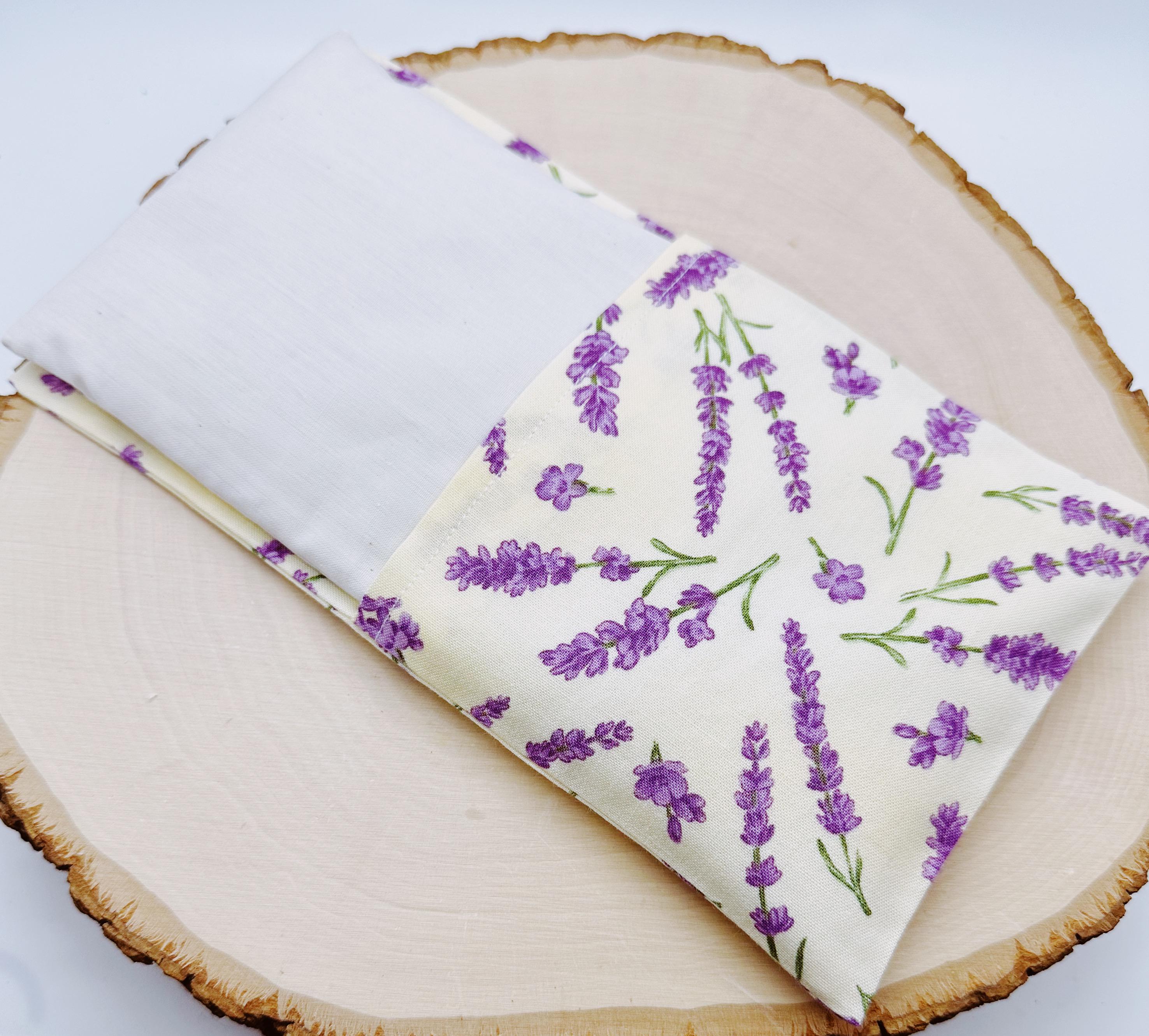 Handmade Lavender Eye Pillow: Weighted Aromatherapy, Washable Cover