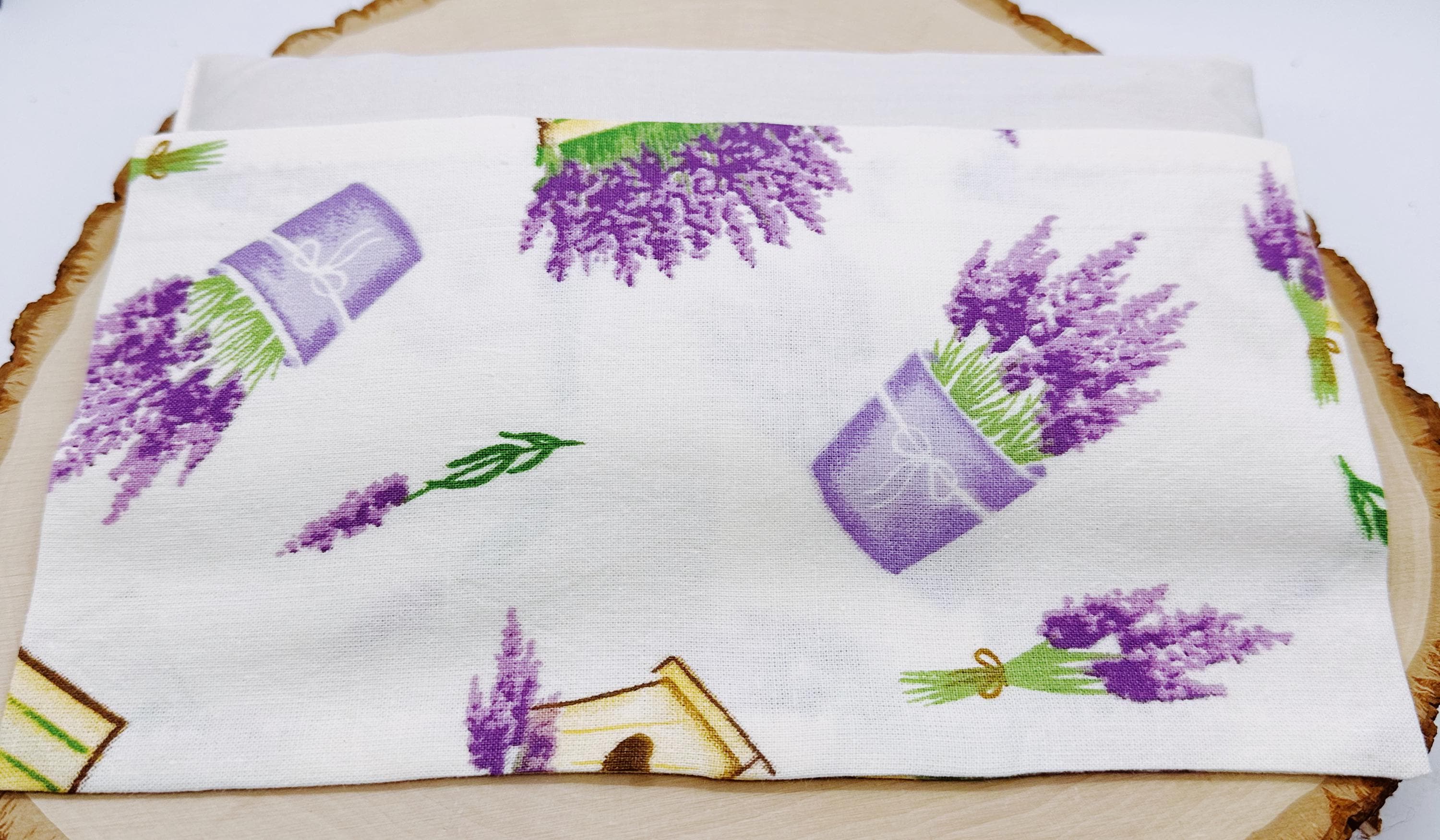 Handmade Lavender Eye Pillow: Weighted Aromatherapy, Washable Cotton Cover