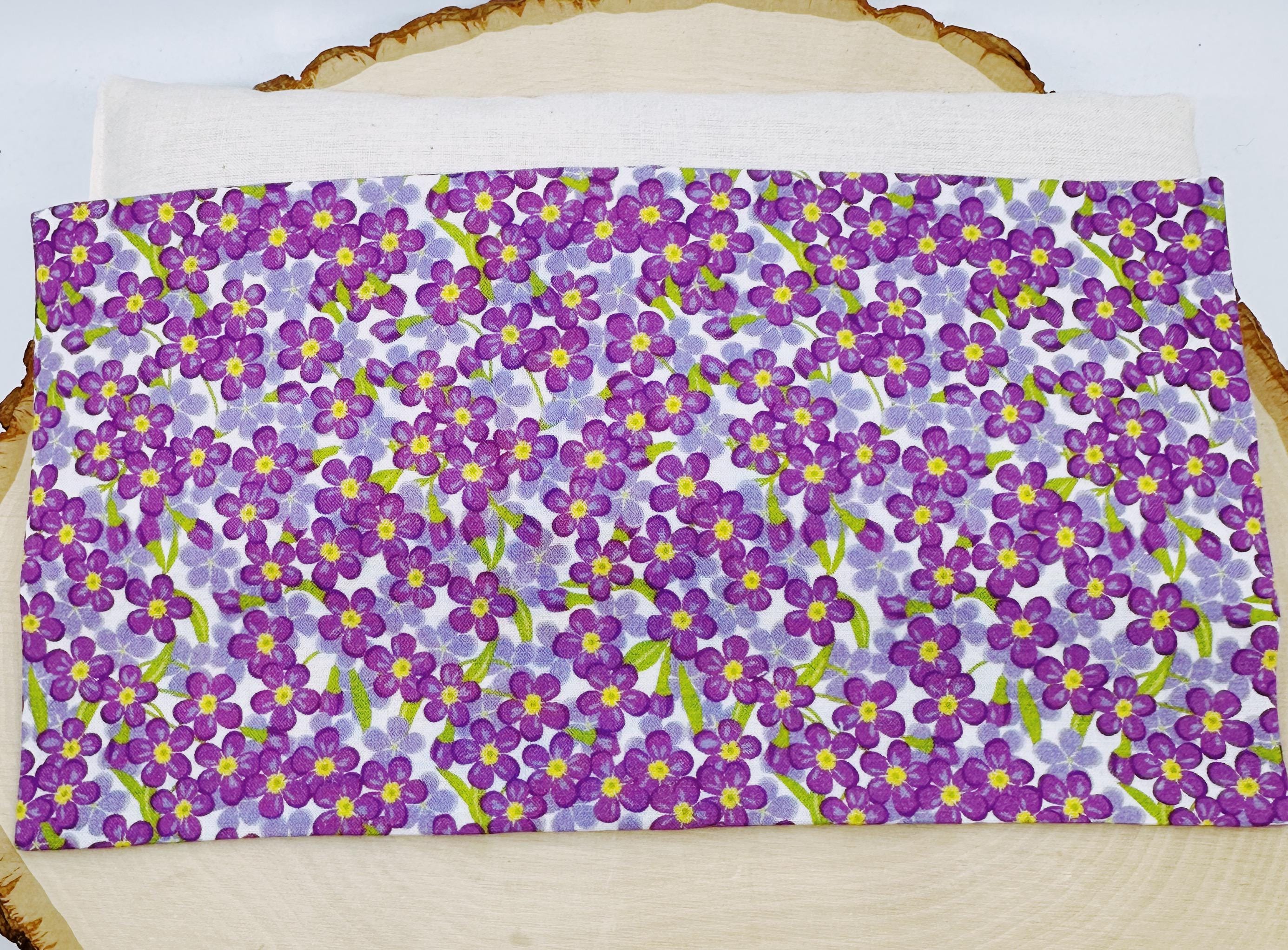 Handmade Lavender Eye Pillow: Weighted Cotton, Headache & Stress Relief, Forget Me Not
