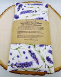 Handmade Lavender Eye Pillow: Weighted Cotton, Headache & Stress Relief, More Lavender White