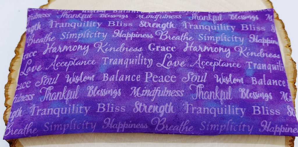 Handmade Lavender Eye Pillow: Weighted Cotton, Headache & Stress Relief