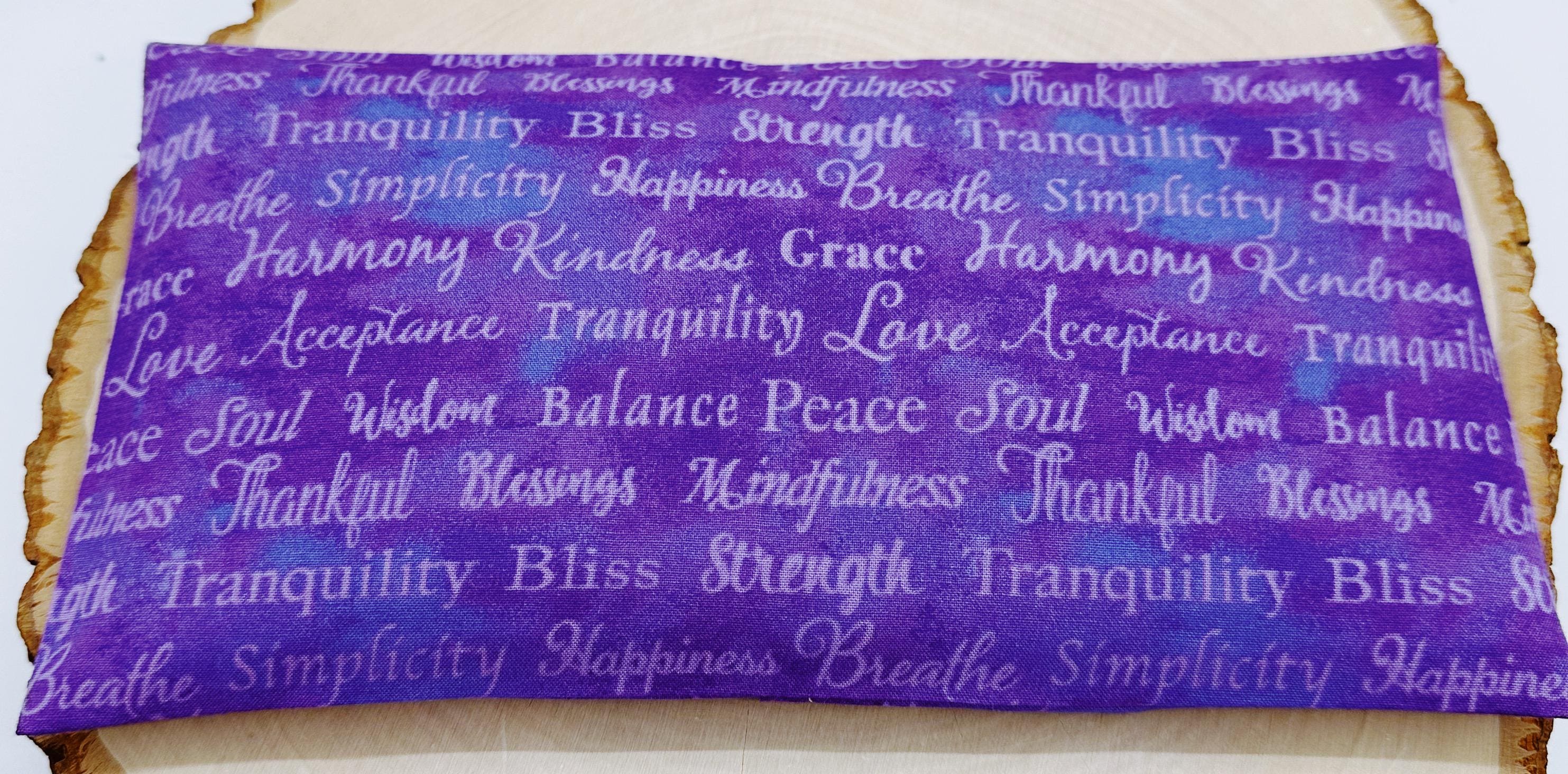 Handmade Lavender Eye Pillow: Weighted Cotton, Headache & Stress Relief