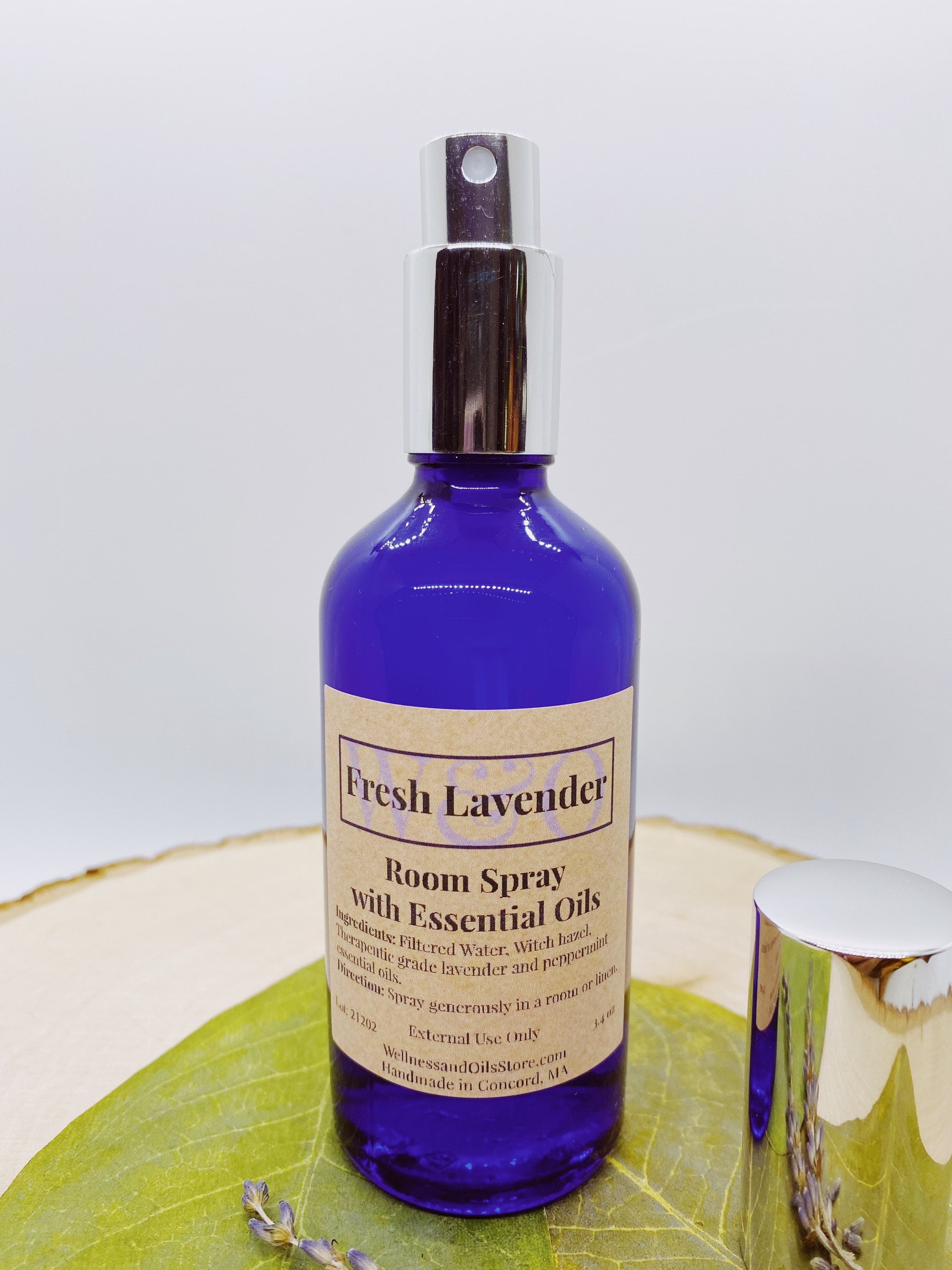 Lavender Essential Oil Room Spray: Natural Aromatherapy Mist - 3.4 oz
