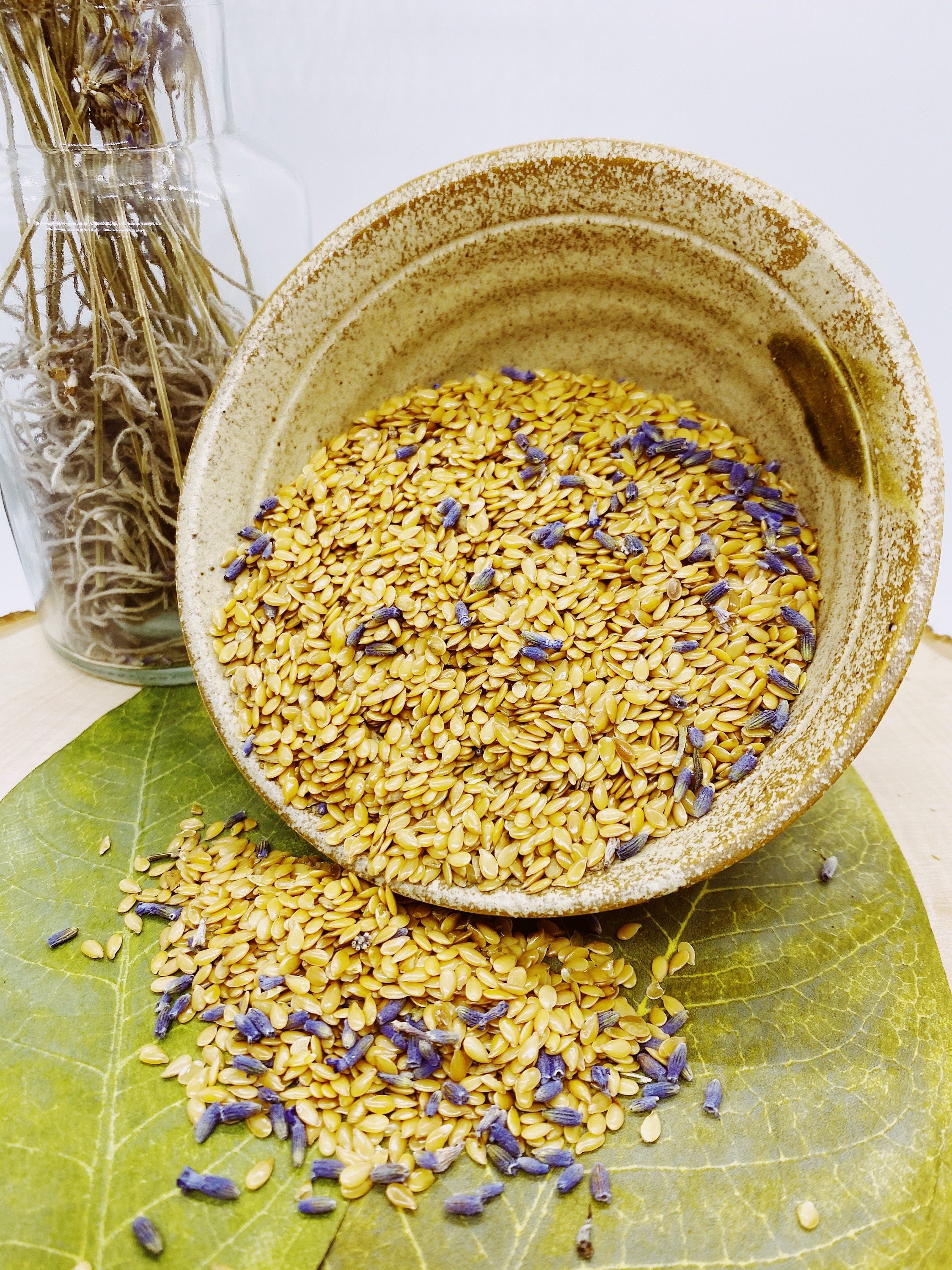 Handmade Lavender Eye Pillow: Weighted Aromatherapy, Headache Relief