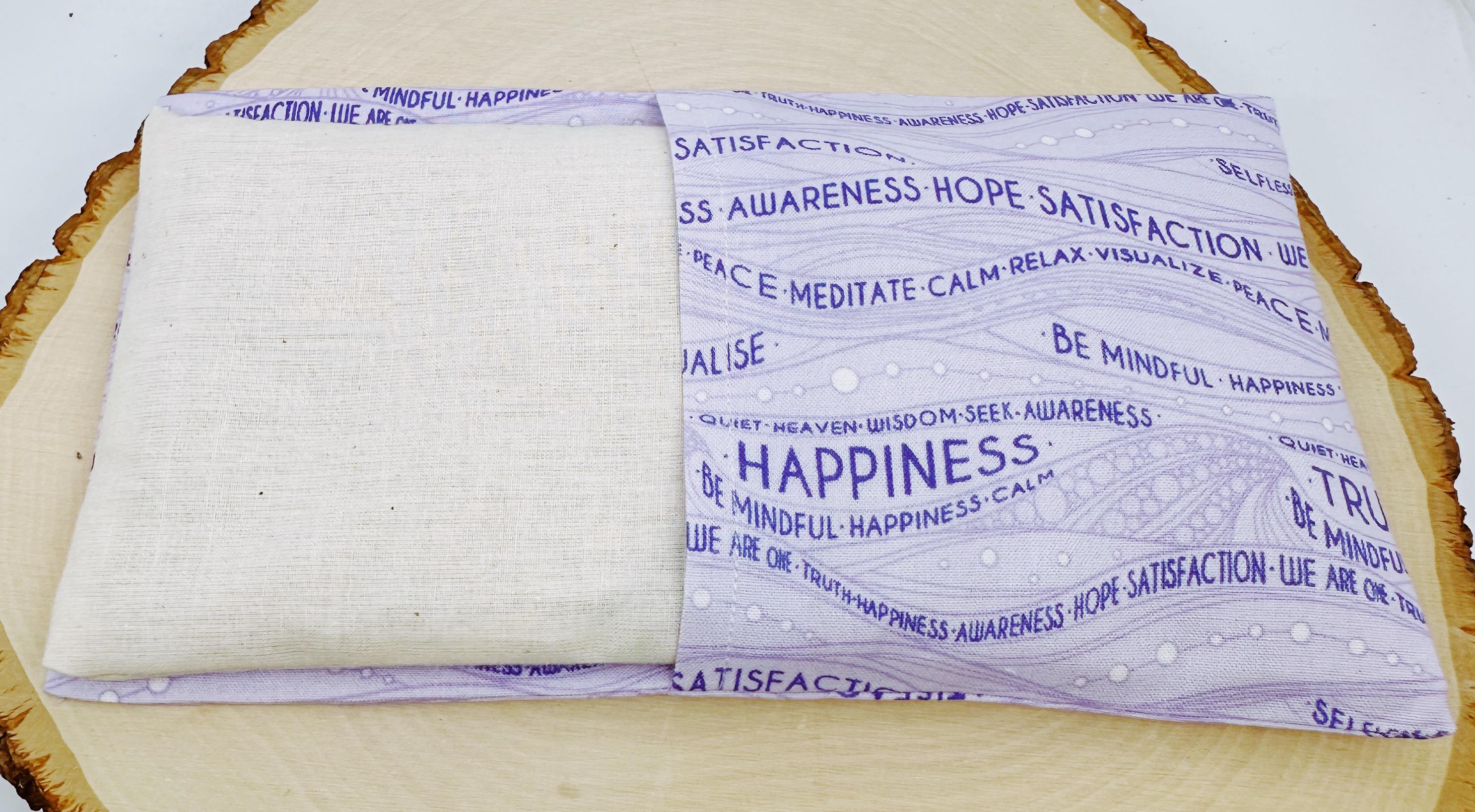Handmade Lavender Eye Pillow: Weighted Cotton, Headache & Stress Relief, Be Mindful Lavender