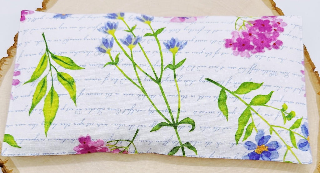 Handmade Lavender Eye Pillow: Weighted Aromatherapy, Washable Cotton Cover