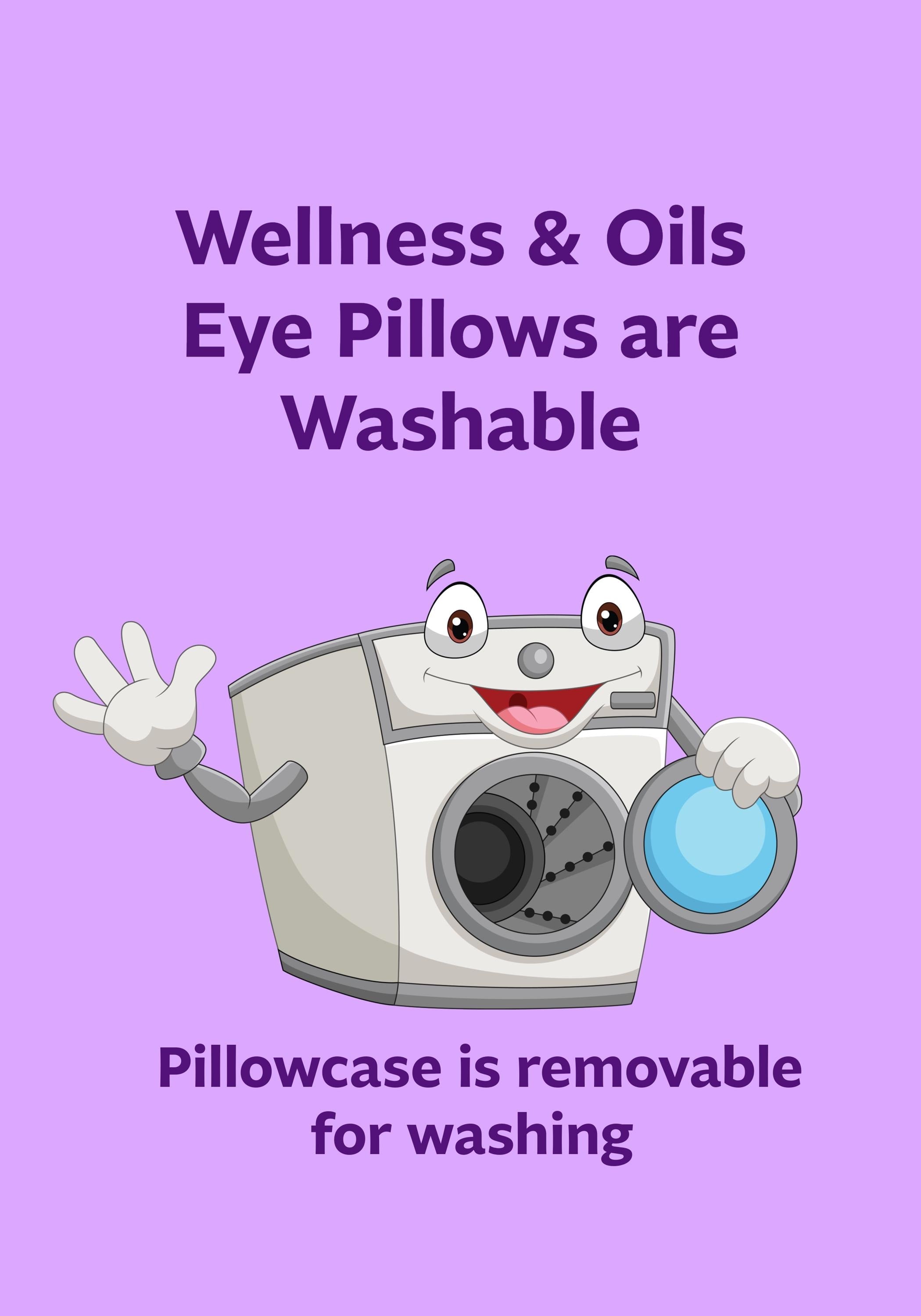 Handmade Natural Weighted Lavender Eye Pillow for Yoga, Headache Relief, Washable Cover, Lavender Inspiration