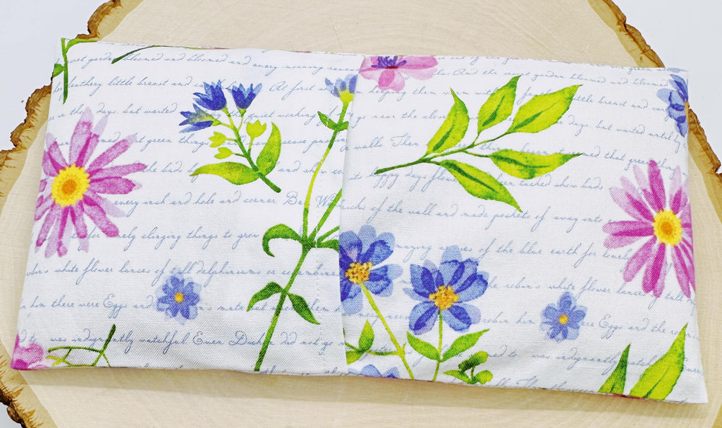 Handmade Lavender Eye Pillow: Weighted Aromatherapy, Washable Cotton Cover