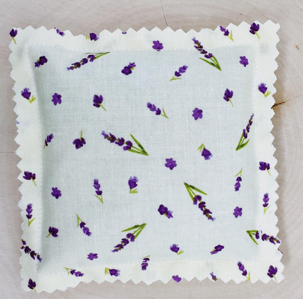 Handmade Lavender Sachet Infused with Essential Oils for Fresh Closets & Drawers Yellow