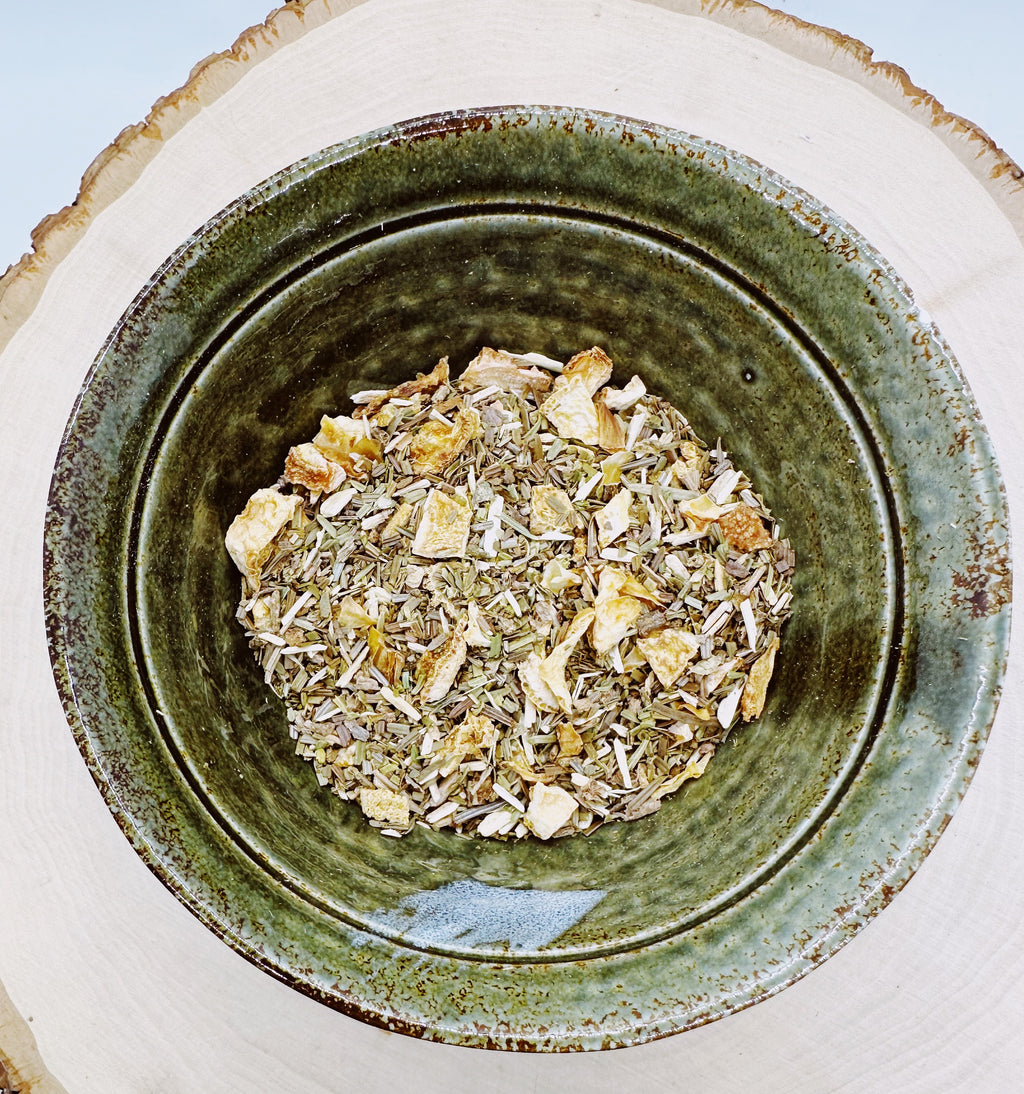 Handmade Balsam Fir and Lemon Essential Oil Sachet Pillow with lemons 4x4 inches