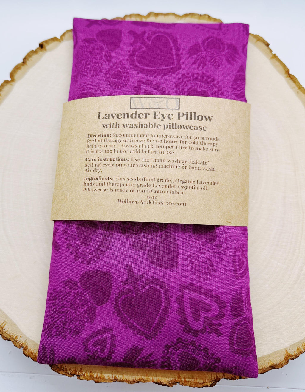 Lavender Eye Pillow: Weighted Aromatherapy for Headache Relief