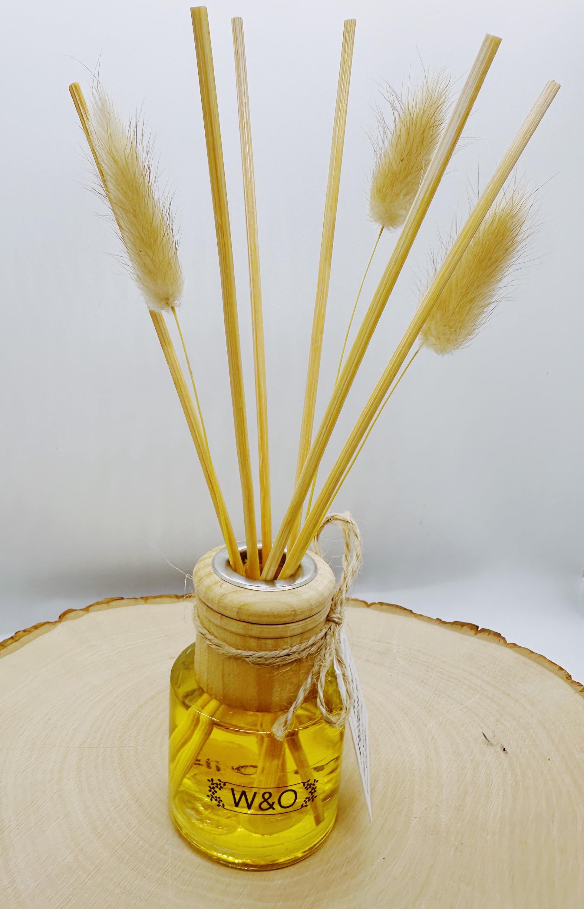 Black Spruce Reed Diffuser: Orange & Pine Essential Oils, Eco-Friendly