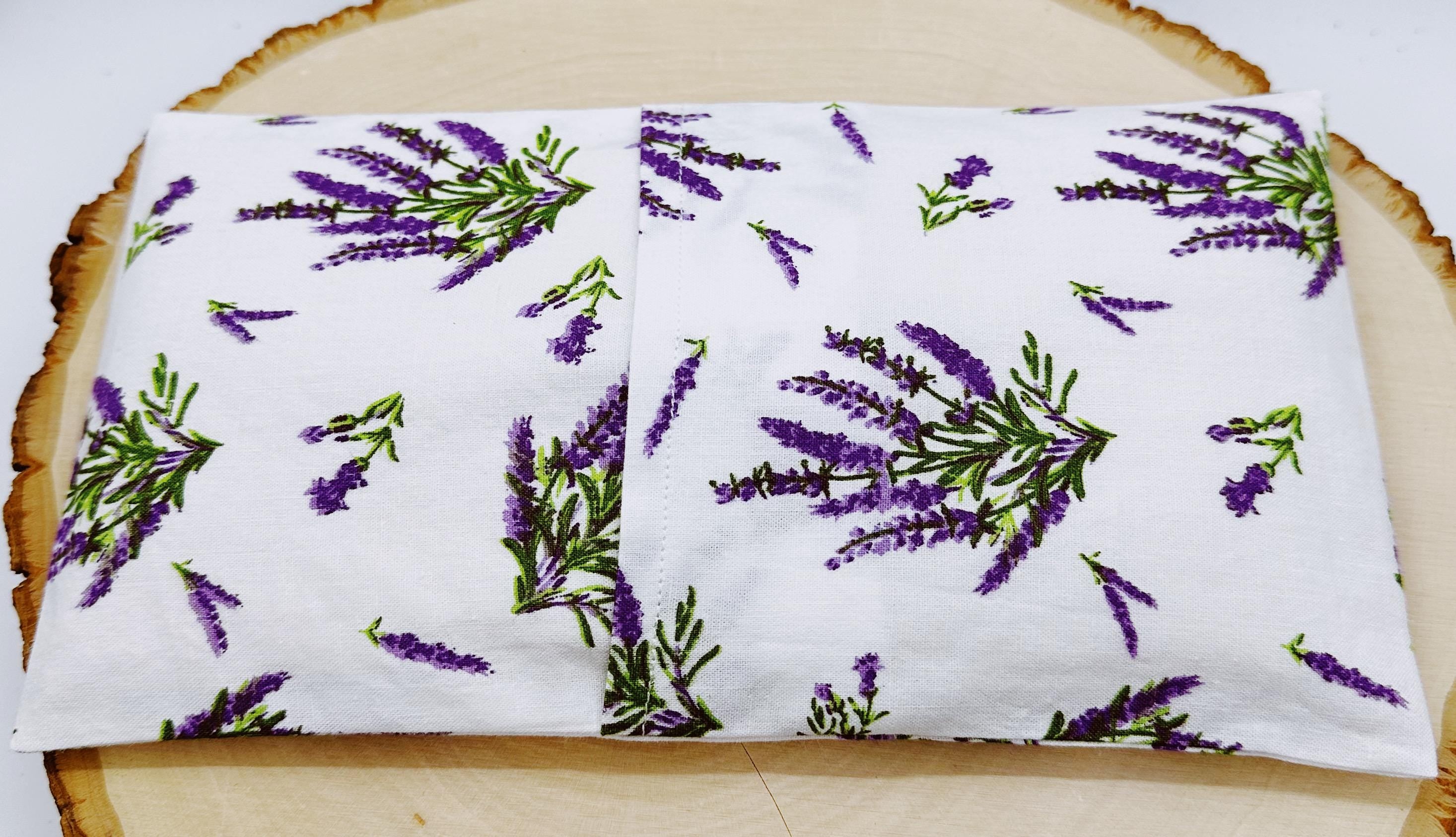 Handmade Lavender Eye Pillow: Weighted Cotton, Headache & Stress Relief