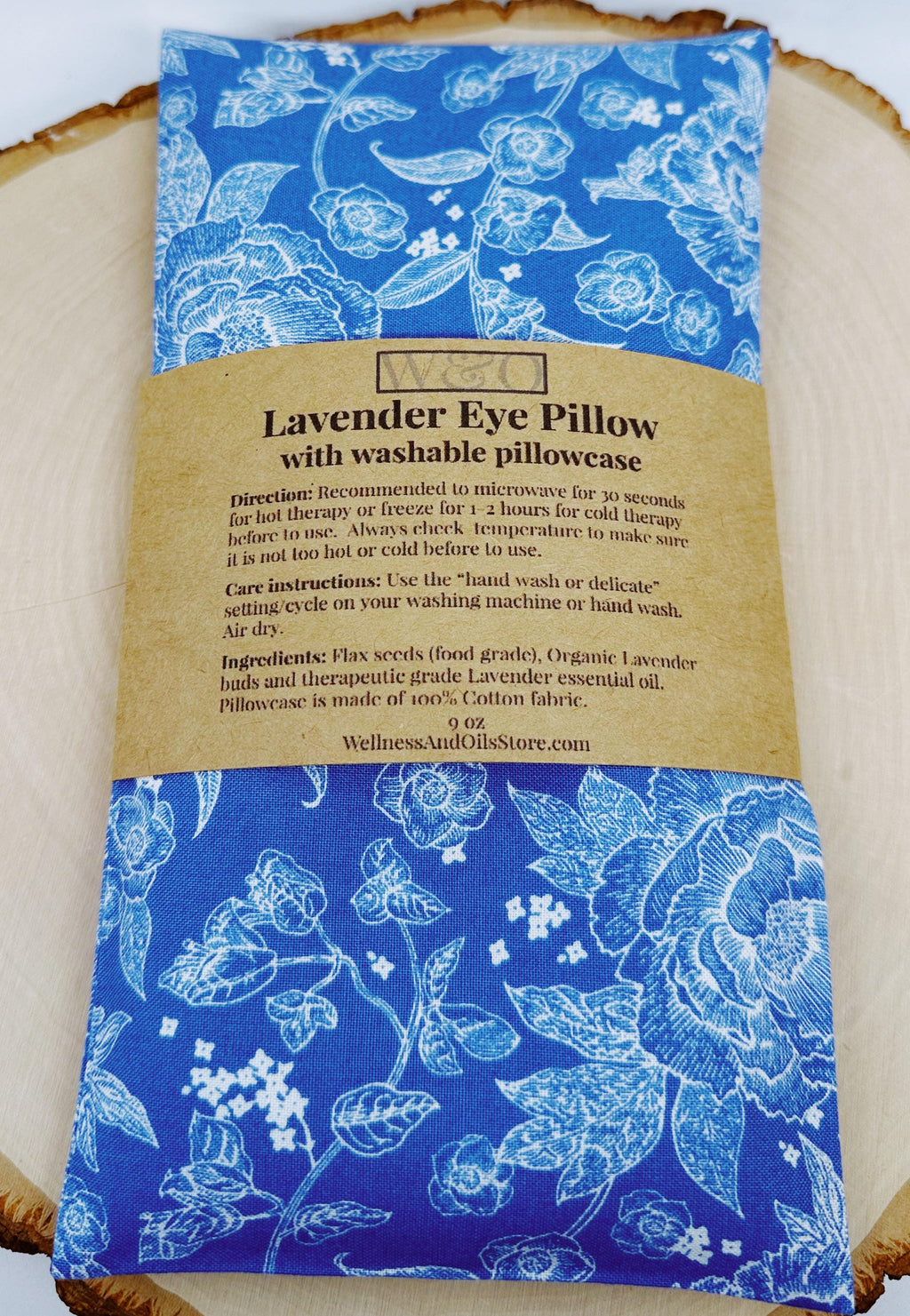Handmade Lavender Eye Pillow: Weighted Cotton, Headache & Stress Relief