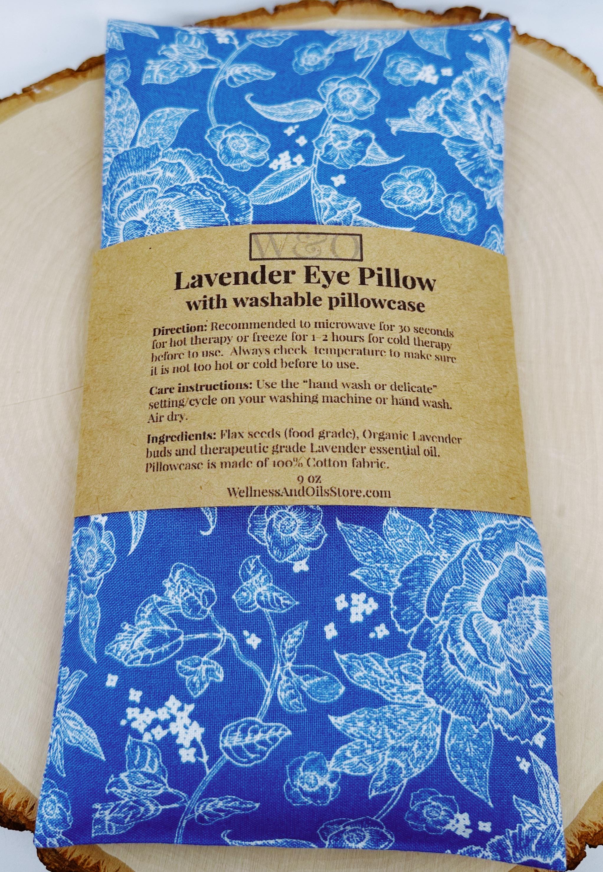 Handmade Lavender Eye Pillow: Weighted Cotton, Headache & Stress Relief