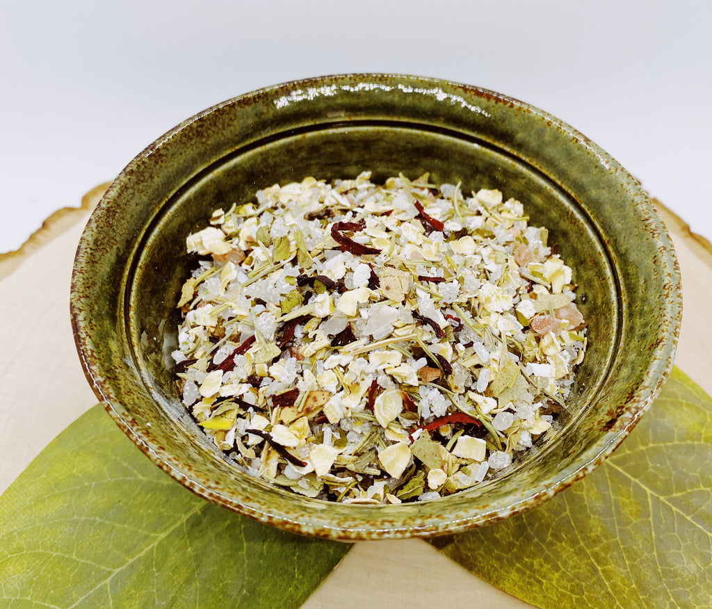Bath Tea Infused with Essential Oils Soothing  Reusable Bag