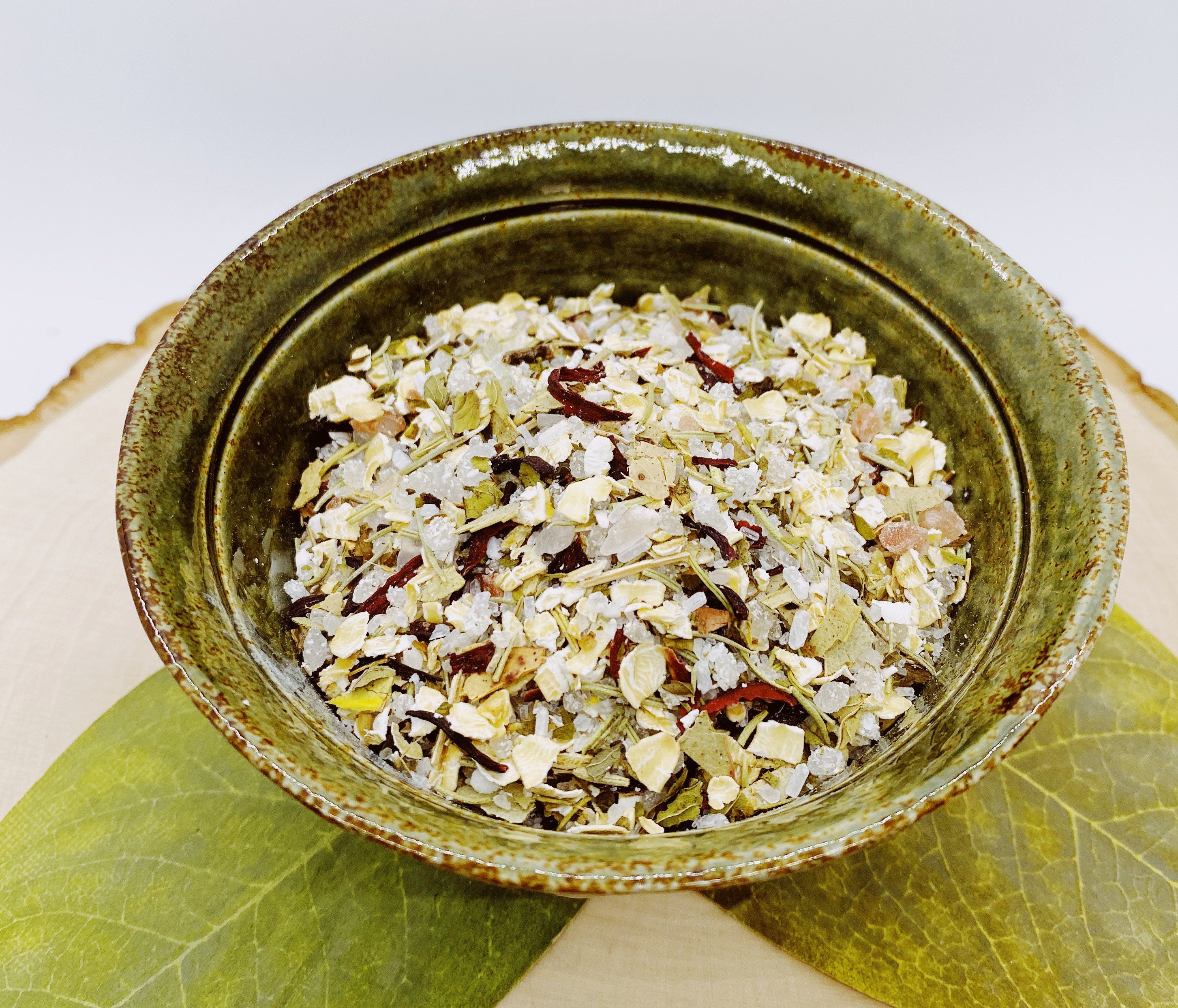 Bath Tea Infused with Essential Oils Soothing  Reusable Bag