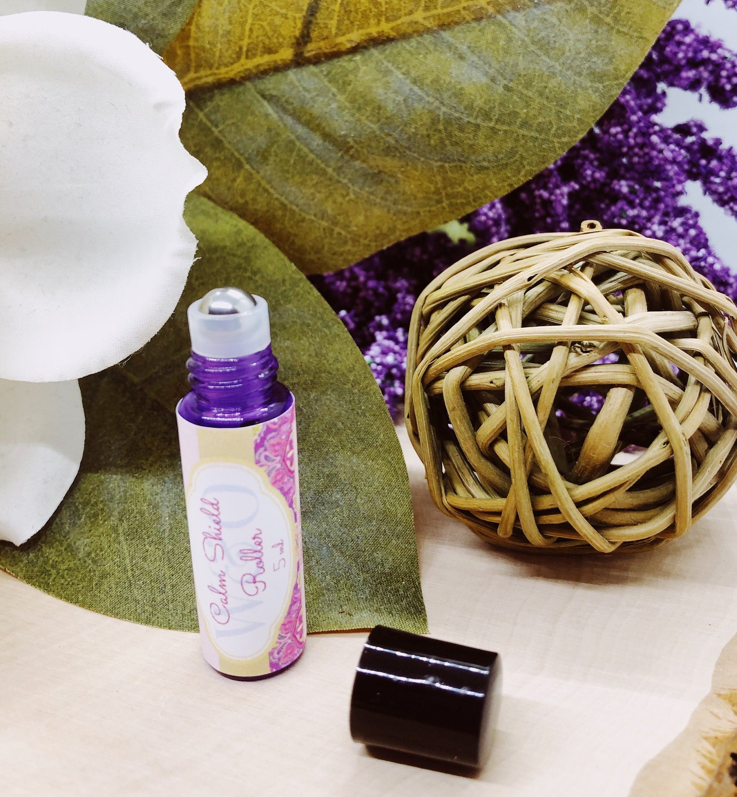 Essential Oil Roller Trio Set, Stress Relief Roll On, Sleep Support Roller, Head tension Oil, Aromatherapy Gift Set, Calm Blend