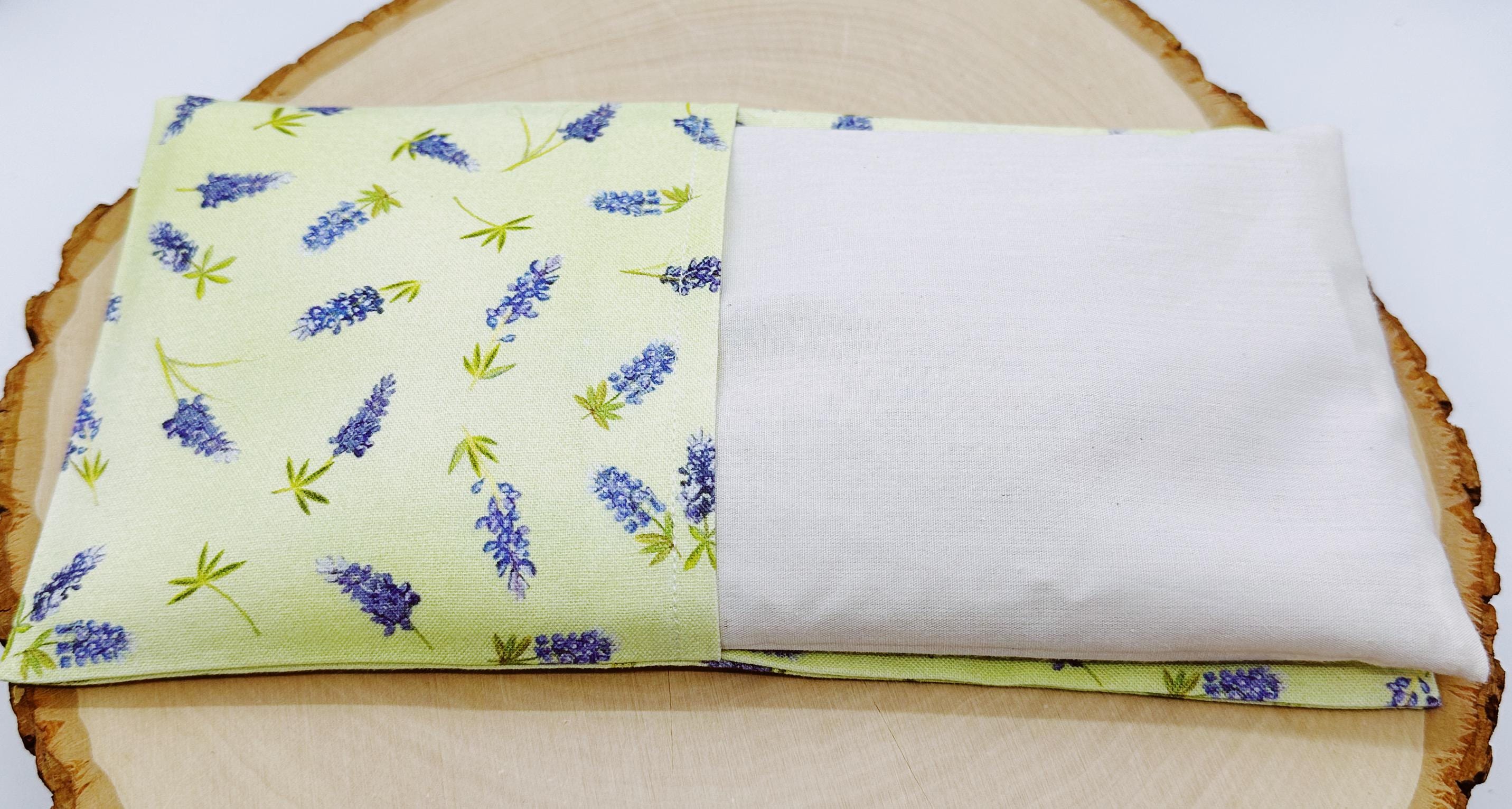 Handmade Lavender Eye Pillow: Weighted Cotton, Headache & Stress Relief Green Lavender