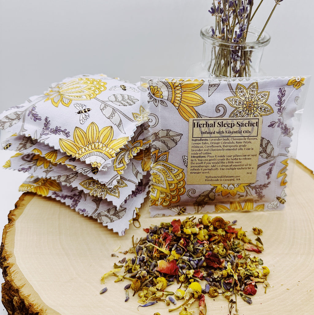 Dreamy Herbal Sleep Sachet: Relaxing Aromatherapy for a Restful Night
