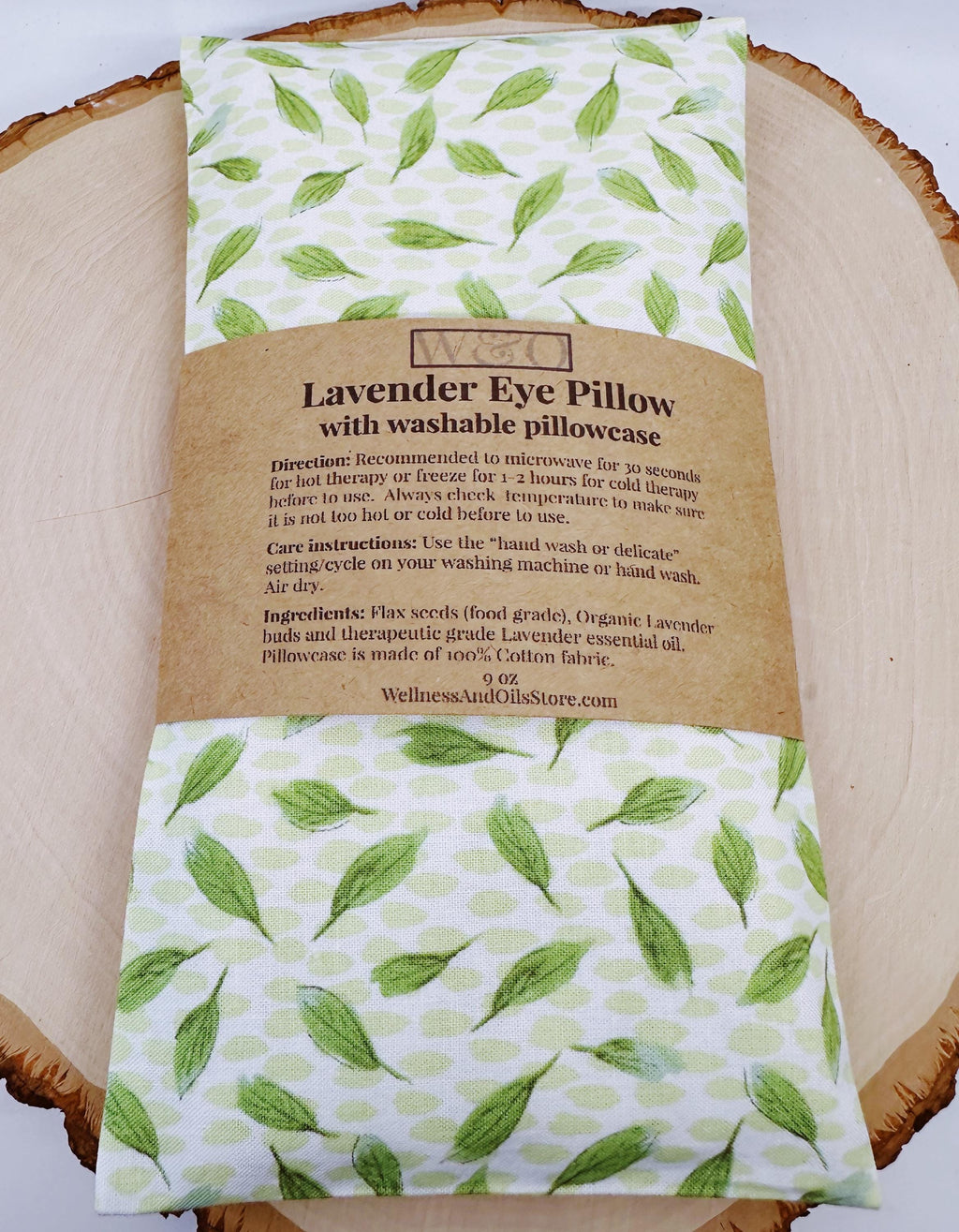 Handmade Lavender Eye Pillow: Weighted Cotton, Headache & Stress Relief