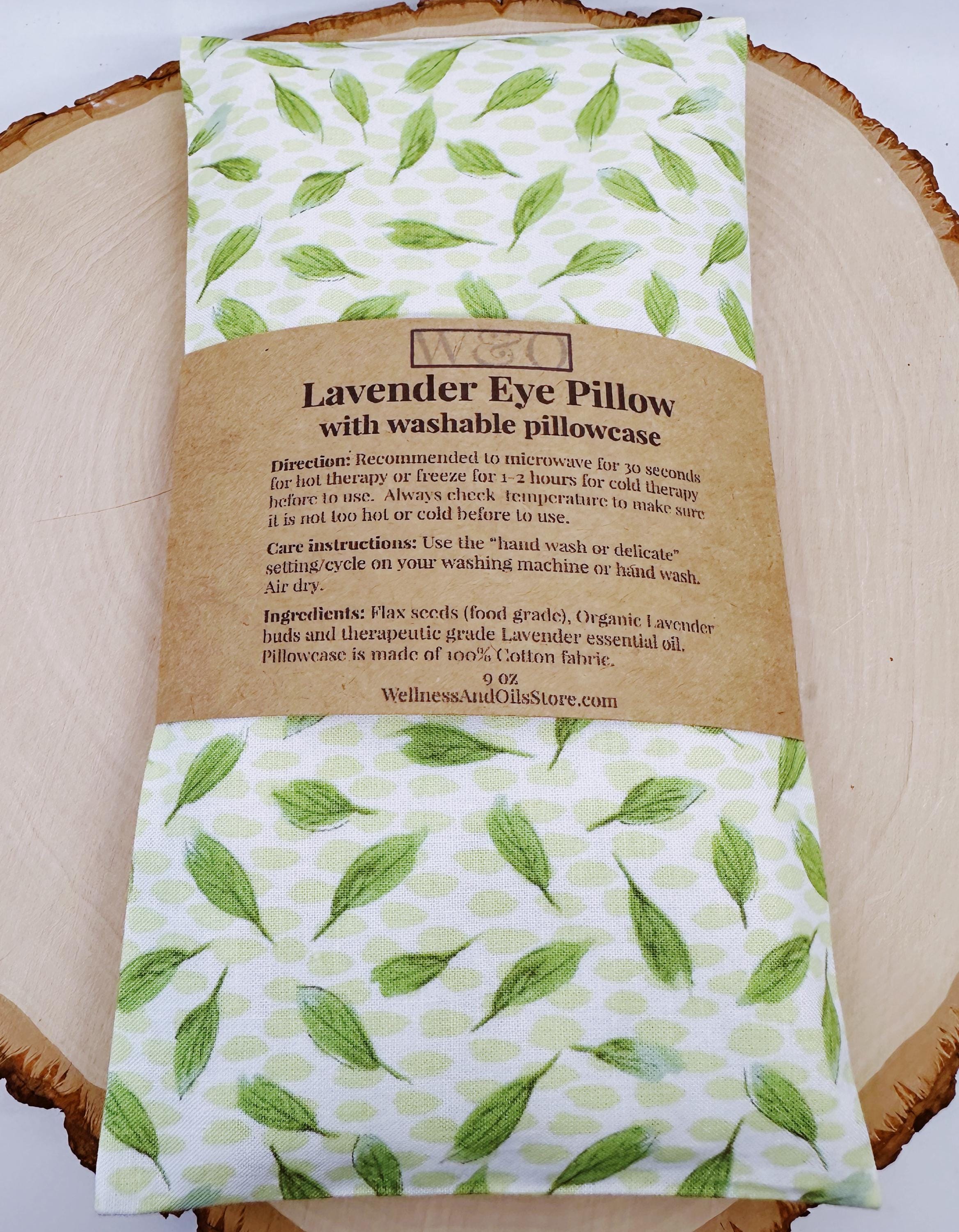 Handmade Lavender Eye Pillow: Weighted Cotton, Headache & Stress Relief