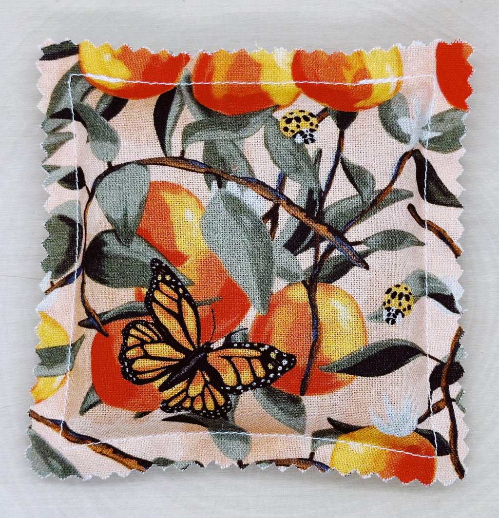 Handmade Balsam Fir & Orange Essential Oil Sachet: Natural Aroma