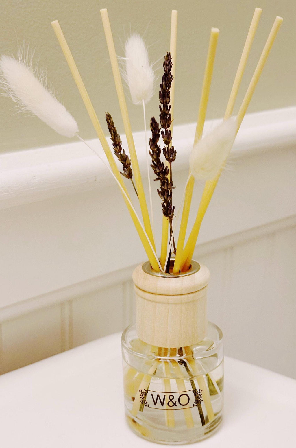 Reed Diffuser White Tea Lavender Mint - Spa Scent Eco-friendly Essential Oils Fragrance