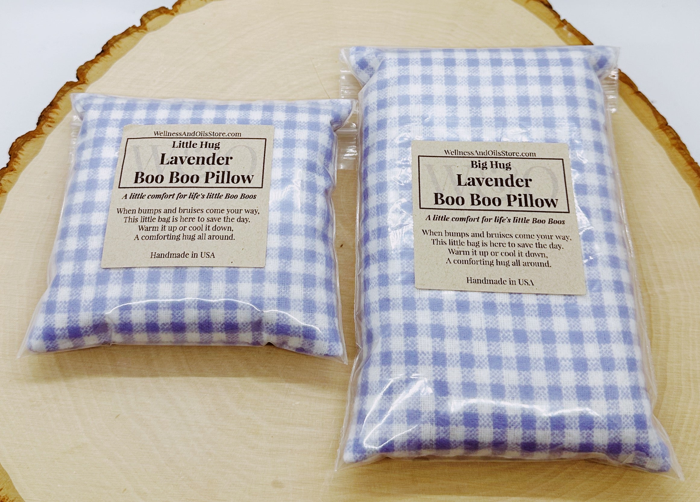 Kids Lavender Flaxseed Boo Boo Pillow, Hot Cold Comfort Pack, Aromatherapy Heating Pad