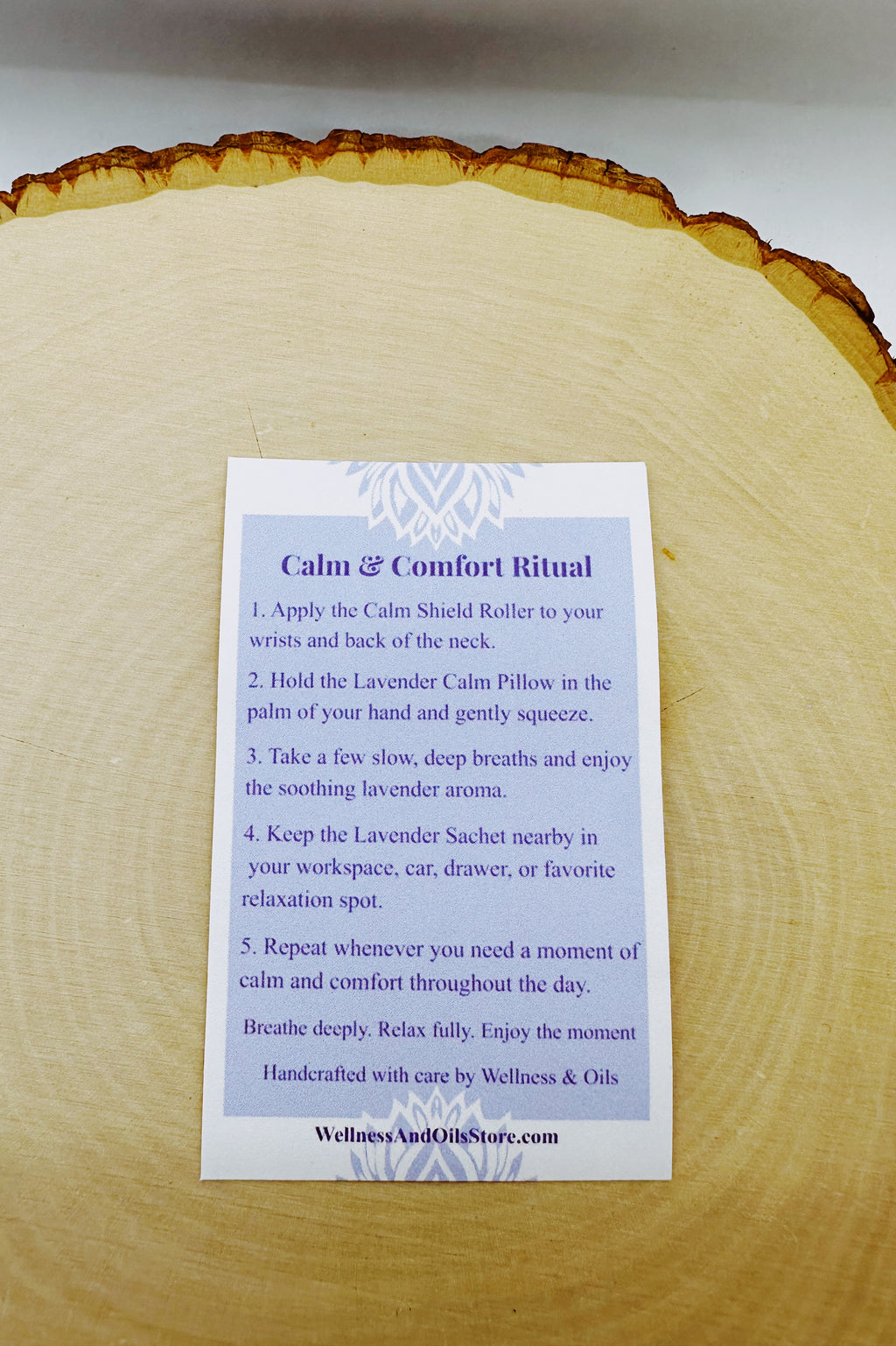 Calm & Comfort Ritual Set, Lavender Gift Set, Self Care Gift for Her, Calm Pillow, Lavender Sachet, Essential Oil Roller