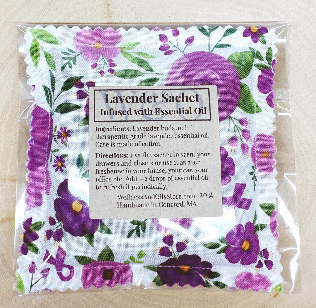 Handmade HanEssential Oil Infused Lavender Sachet Drawer Freshener Aromatherapy Gift Hope
