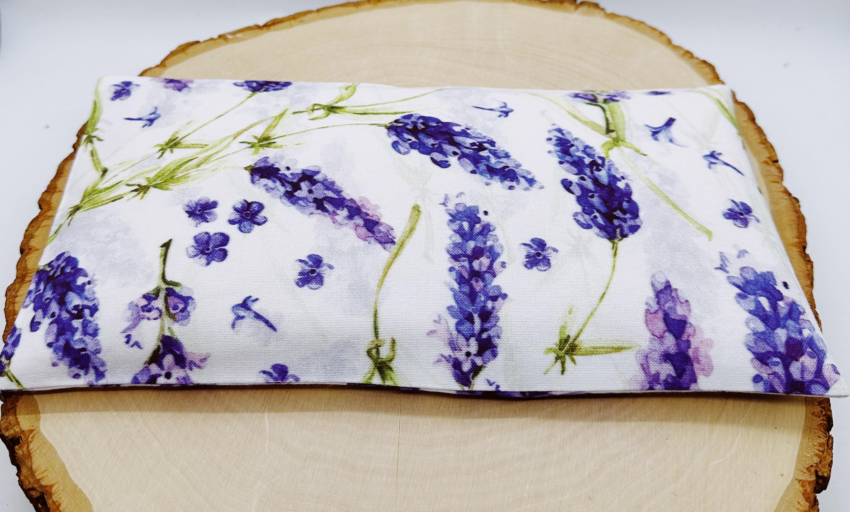 Handmade Lavender Eye Pillow: Weighted Cotton, Headache & Stress Relief