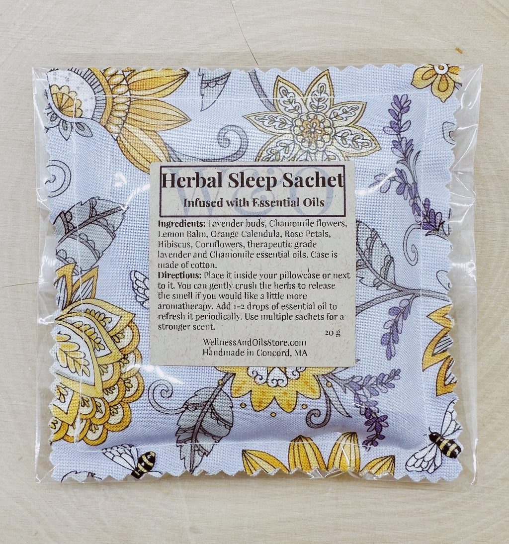 Dreamy Herbal Sleep Sachet: Relaxing Aromatherapy for a Restful Night