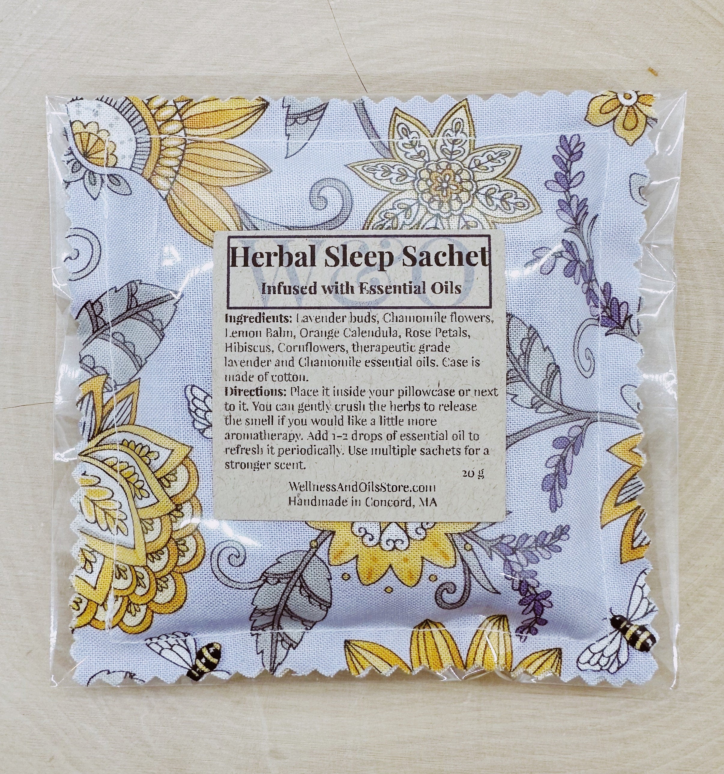Dreamy Herbal Sleep Sachet: Relaxing Aromatherapy for a Restful Night