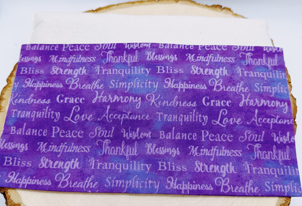 Handmade Lavender Eye Pillow: Weighted Cotton, Headache & Stress Relief