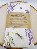 Handmade Lavender Eye Pillow: Weighted Flax Seed, Washable Cotton Cover