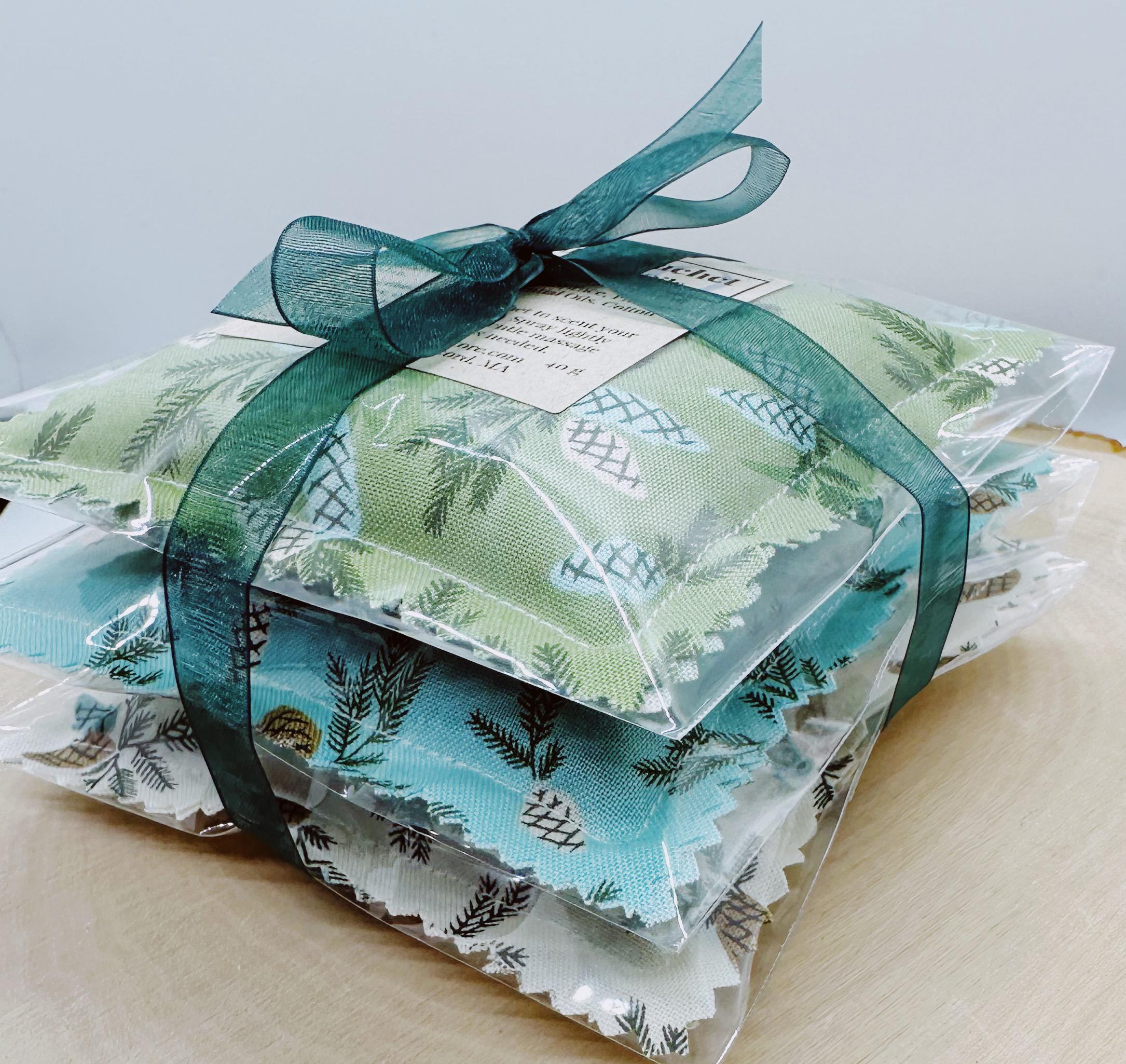 Balsam Fir Sachet Set: Essential Oils, Natural Freshener