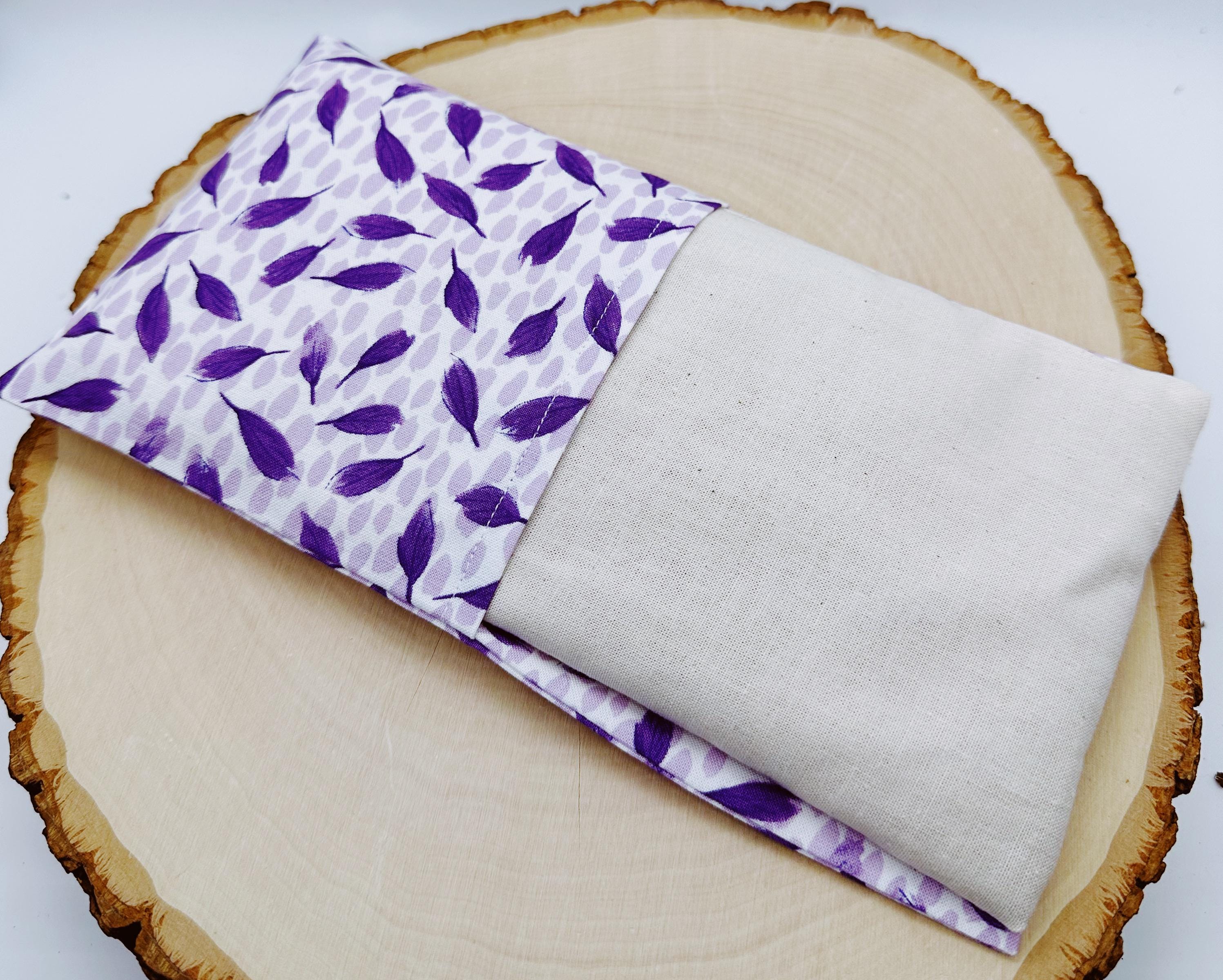 Handmade Lavender Eye Pillow: Weighted Cotton, Headache & Stress Relief