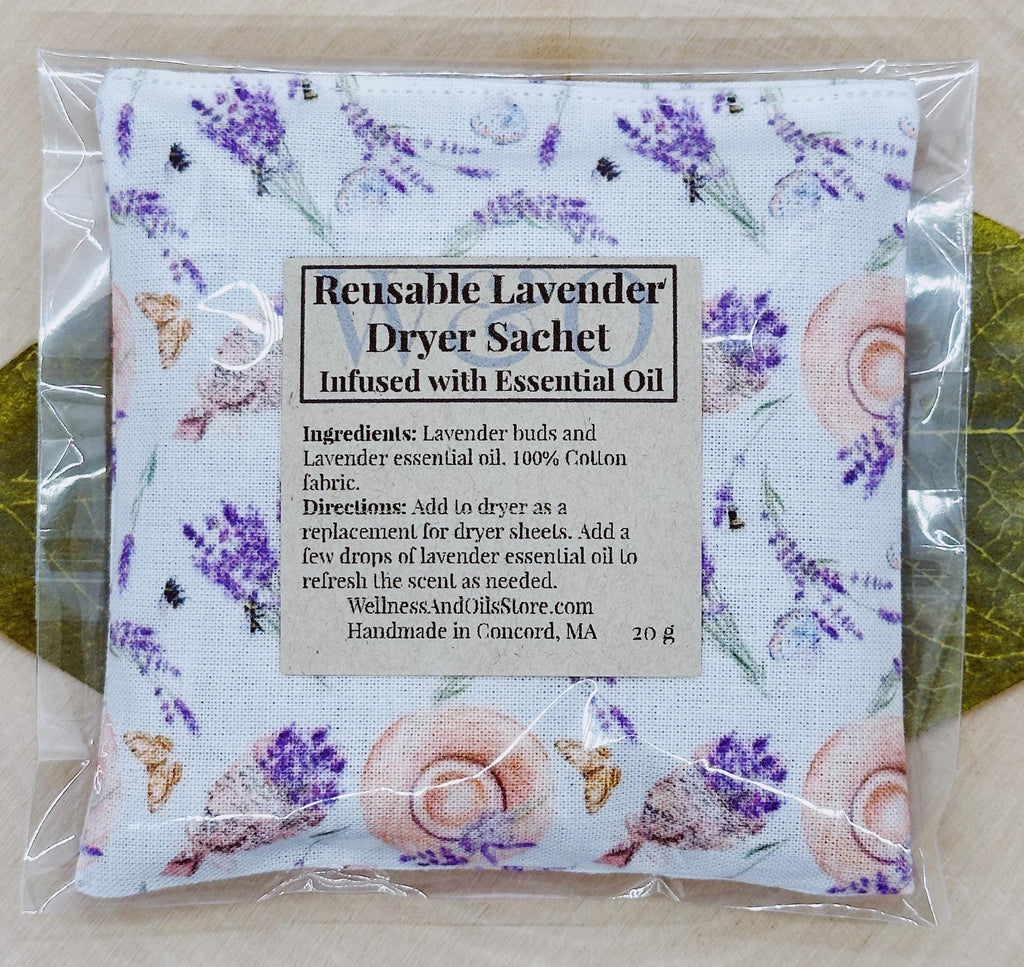 Reusable Lavender Dryer Sachet Bag for Aromatherapy and Eco-Friendly Laundry Hats