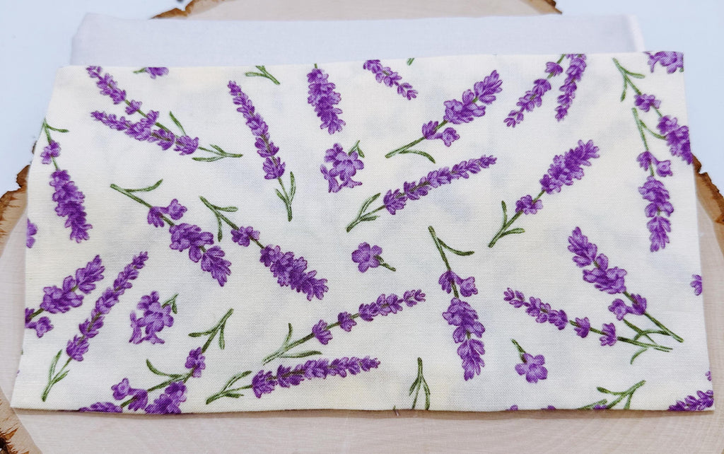 Handmade Lavender Eye Pillow: Weighted Aromatherapy, Washable Cover
