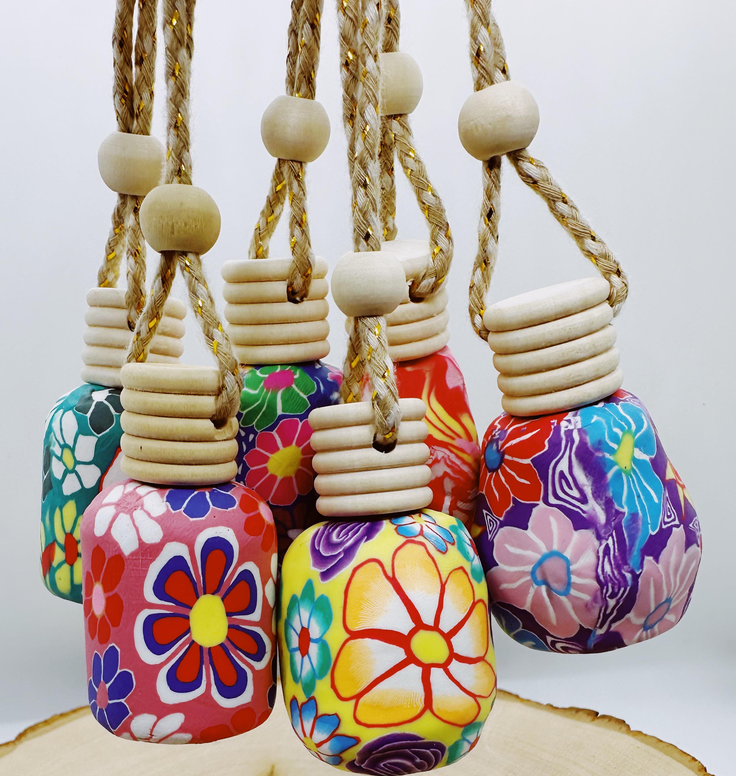 Mini Reed Diffuser: Retro Floral Aromatherapy - White Tea, Lavender & Mint