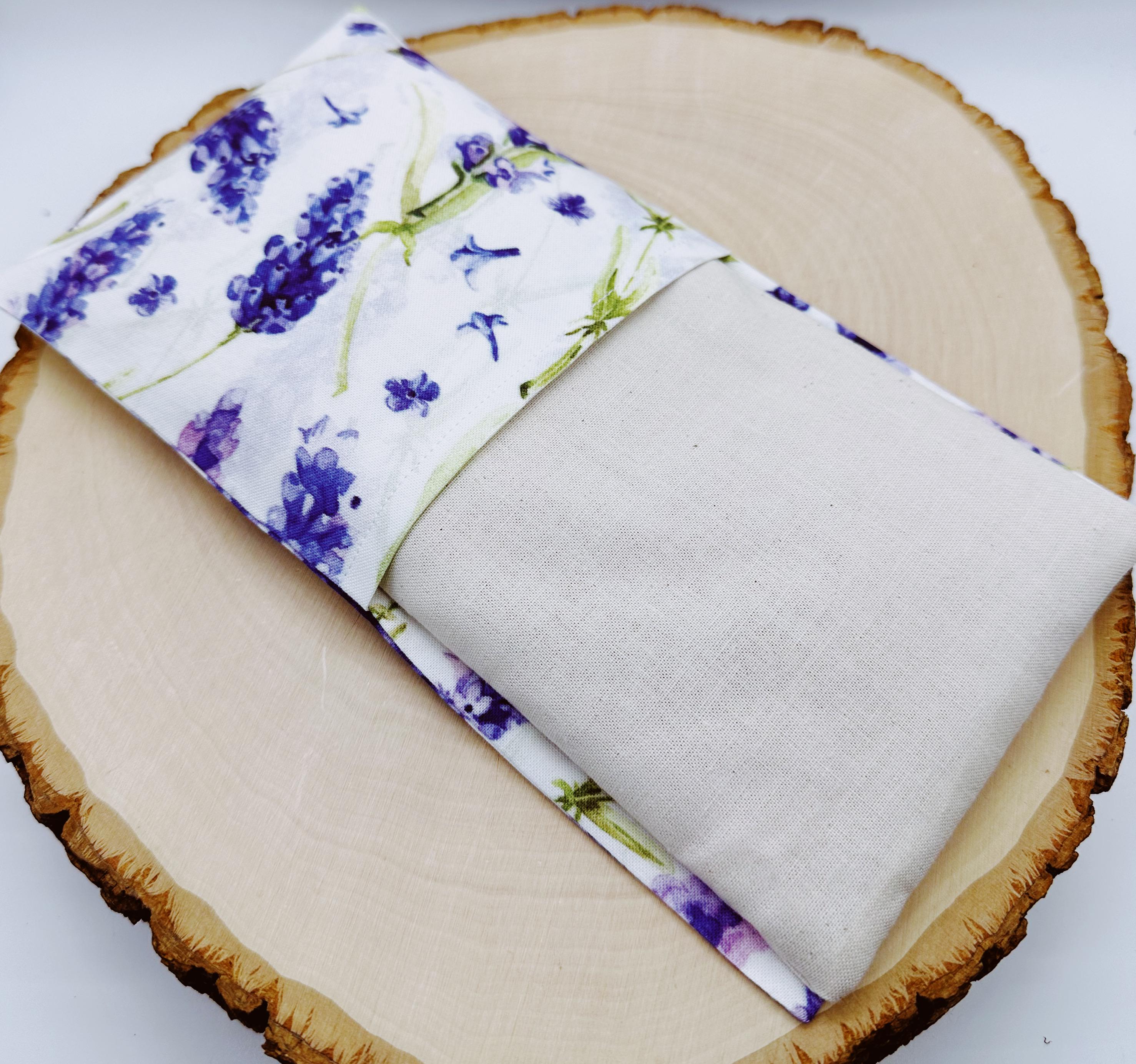 Handmade Lavender Eye Pillow: Weighted Cotton, Headache & Stress Relief