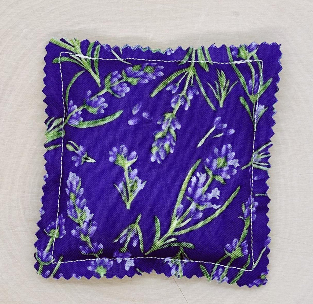 Lavender Sachet Gift Set: Essential Oil Infused, Cotton Case