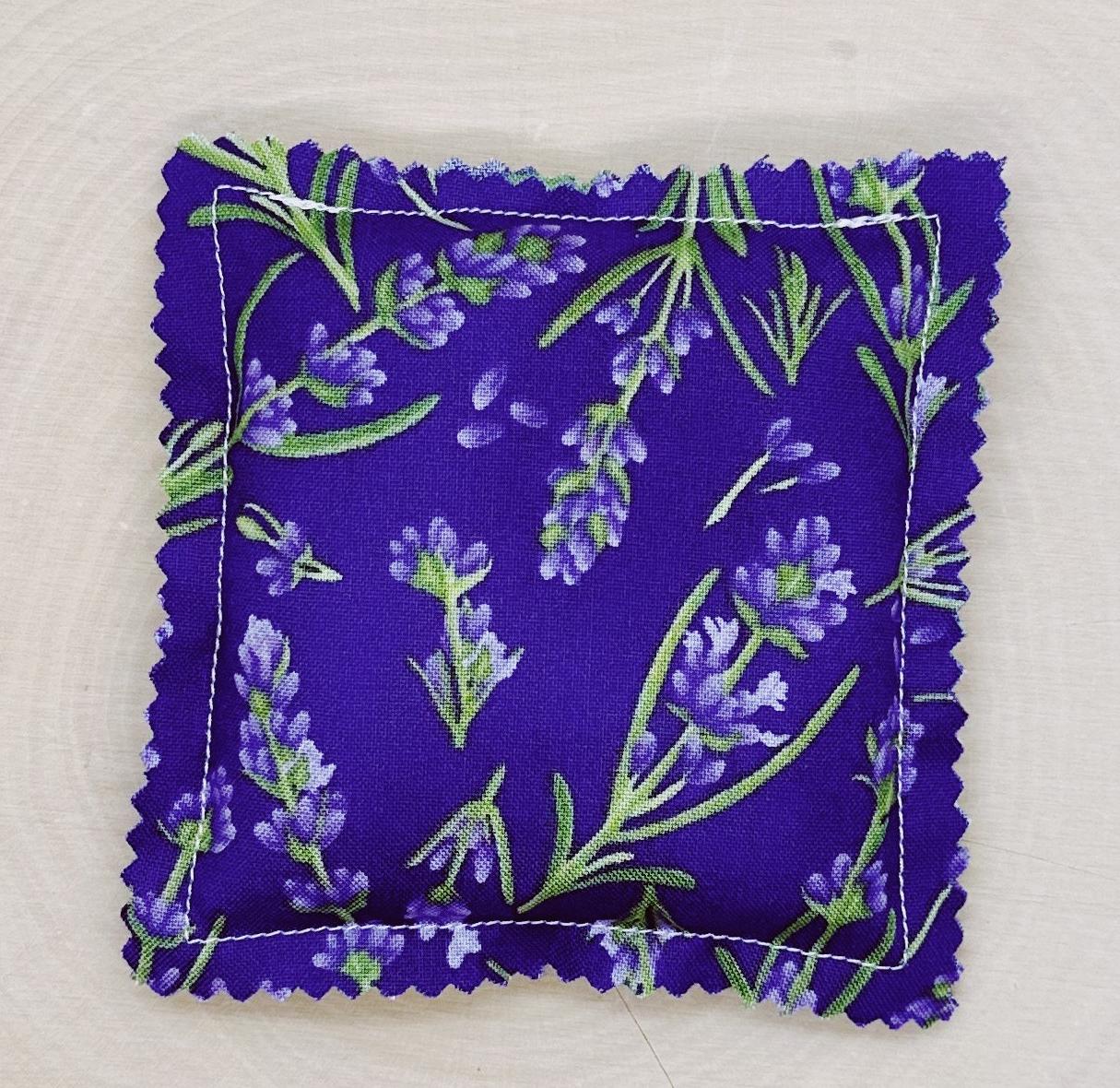 Lavender Sachet Gift Set: Essential Oil Infused, Cotton Case